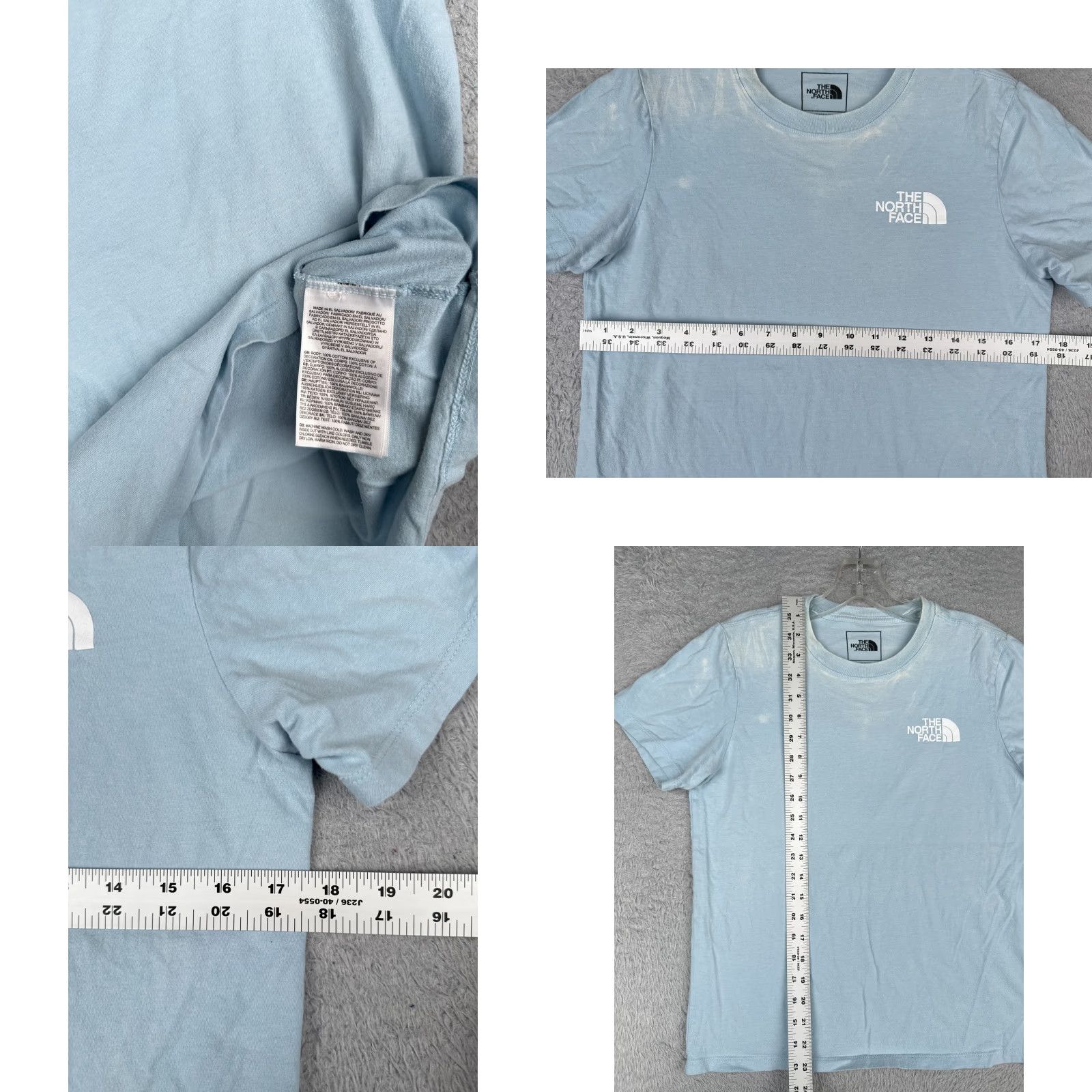 The North Face The North Face Shirt Women Small Blue Short Sleeve Crew Neck 100% Cotton READ Size S / US 4 / IT 40 - 8 Thumbnail