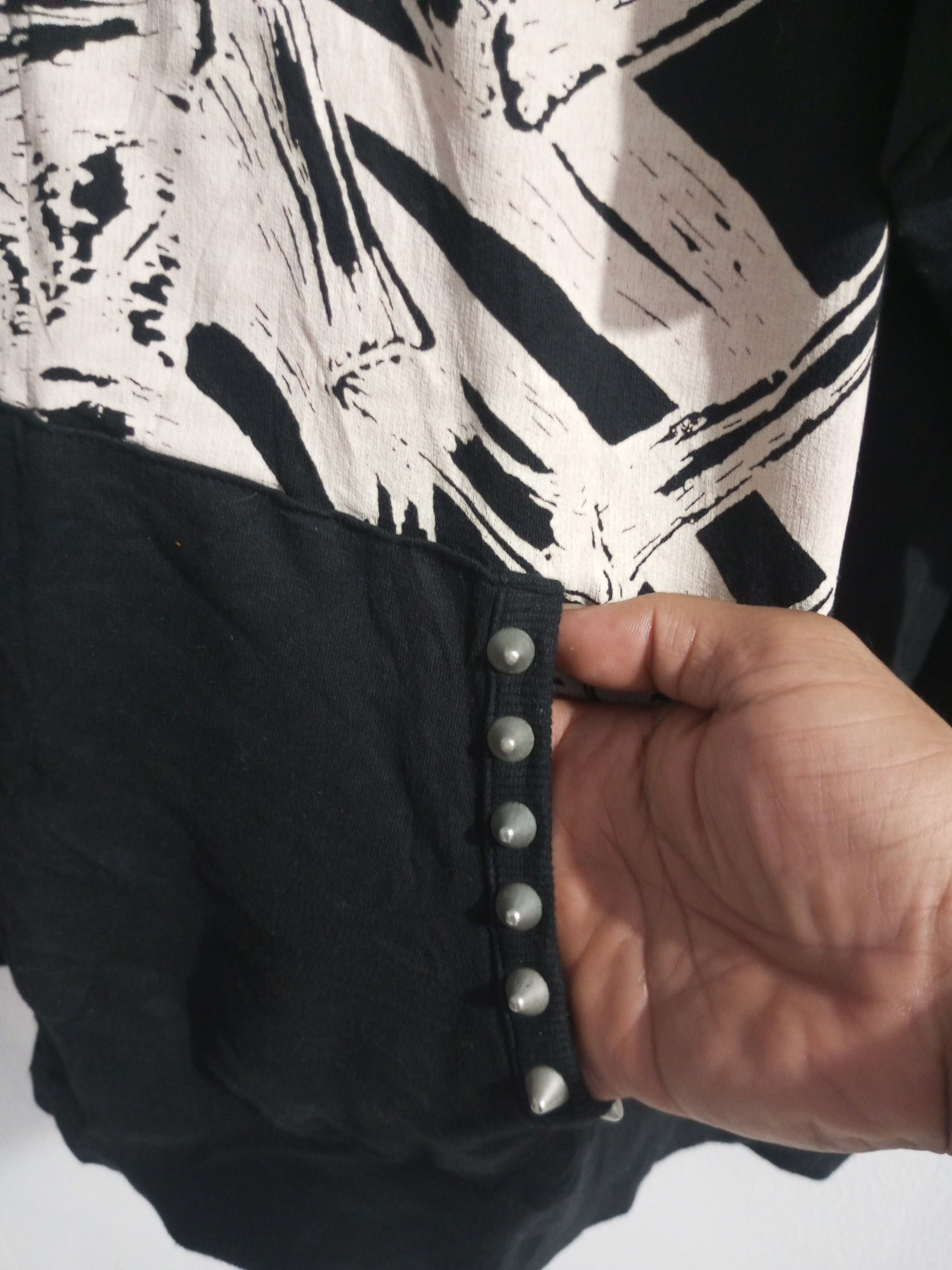 Hysteric Glamour Japanese glad news punk skeleton studded bat hoodie Size US XL / EU 56 / 4 - 11 Thumbnail