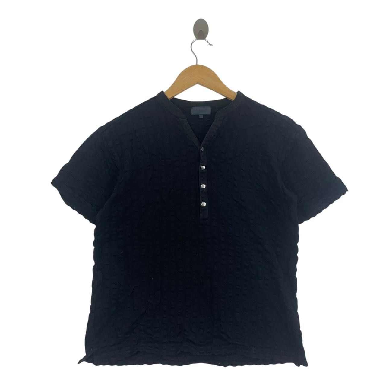 Vintage Vintage TAKEO KIKUCHI JAPAN Waffle Natural Dye Henley Tee Size US M / EU 48-50 / 2 - 1 Thumbnail