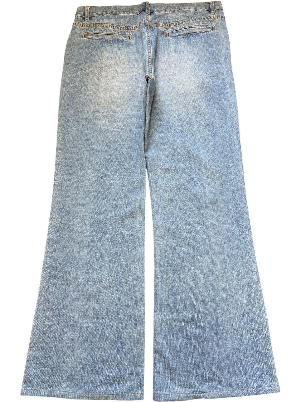 Diesel Vintage Adolfo Dominguez Distressed Flare Jeans Size 35" - 2 Thumbnail