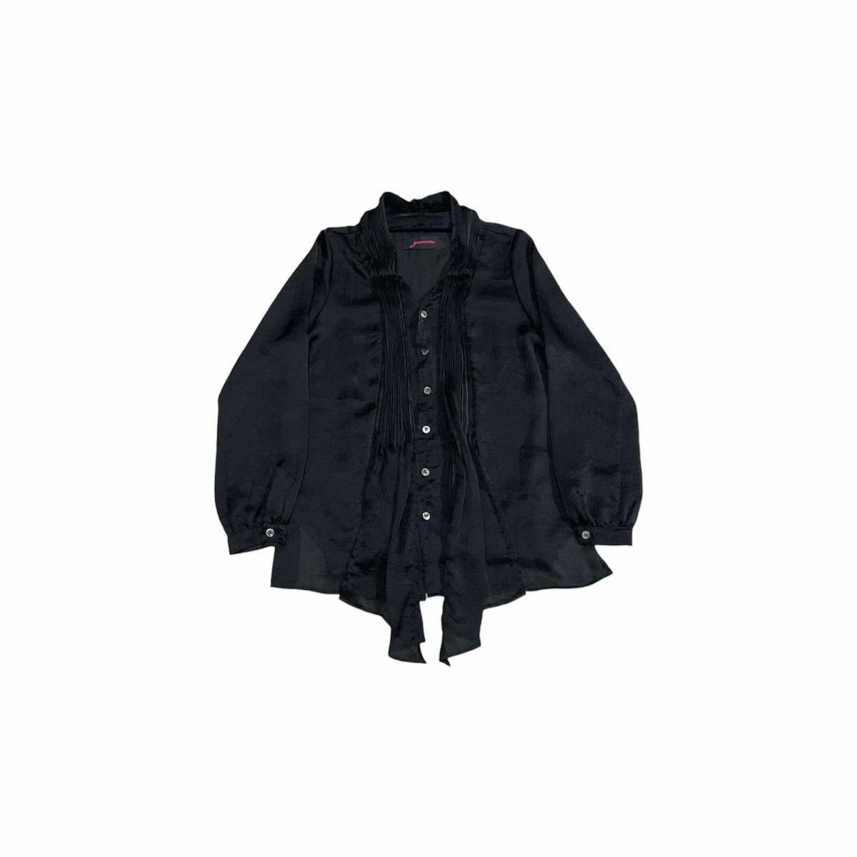 Yohji Yamamoto 🔥Y2K Japanese Gomme Homme Pleats Bondage Shirt Goth Punk Size US L / EU 52-54 / 3 - 1 Thumbnail