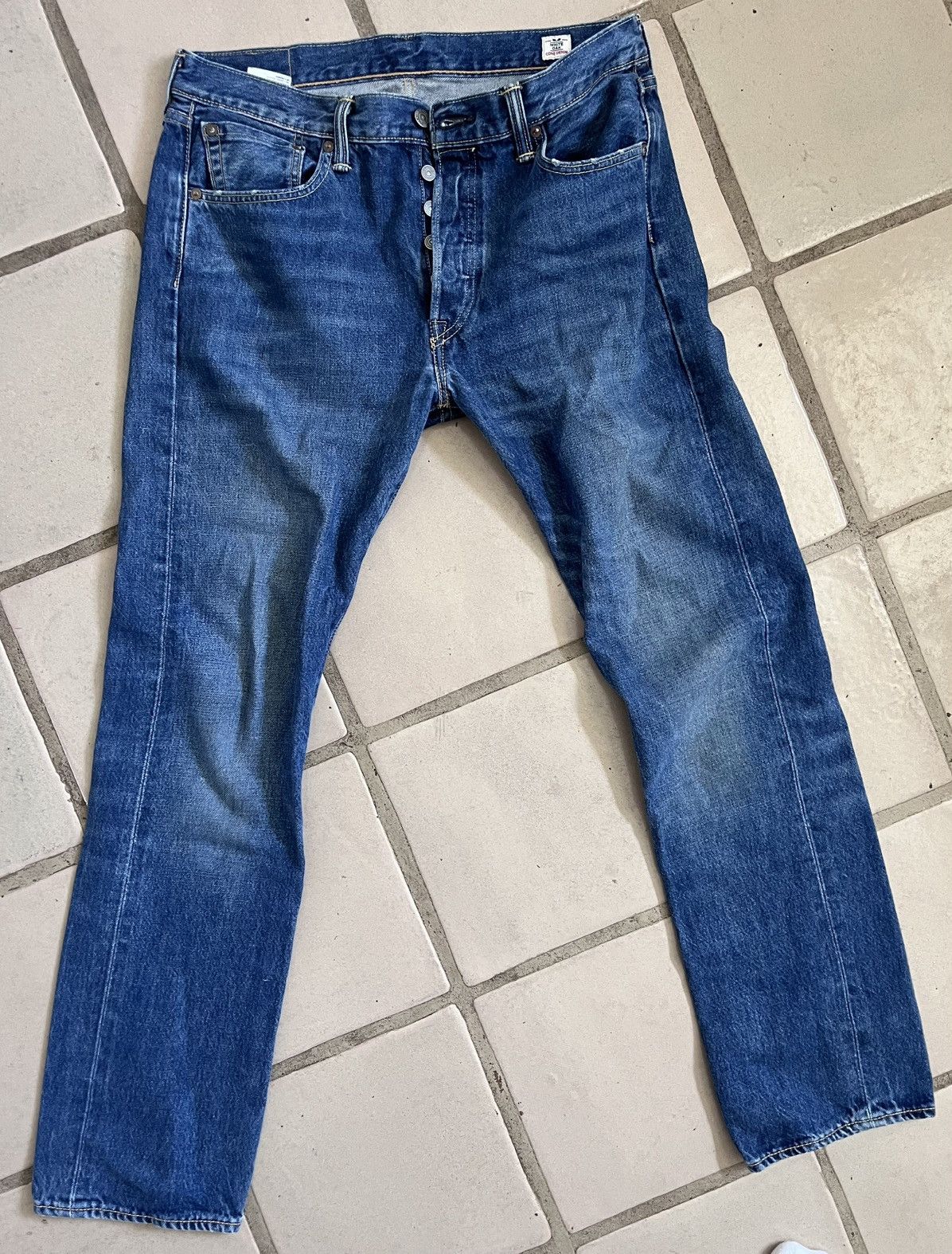 Levi's Selvedge Levi’s 501 33x32 White Oak Cone Denim Size US 33 - 5 Thumbnail