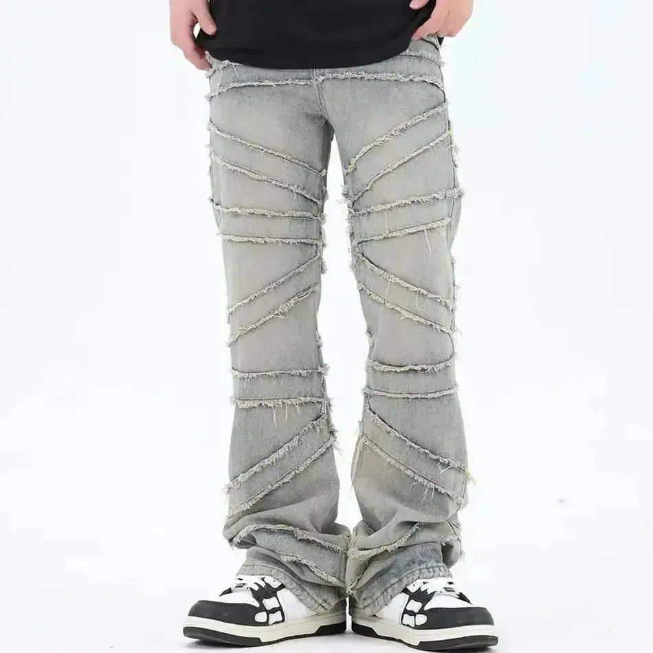 Japanese Brand Opium Embroidery Stack Denim Jeans Retro Vintage y2k Size US 30 / EU 46 - 1 Thumbnail