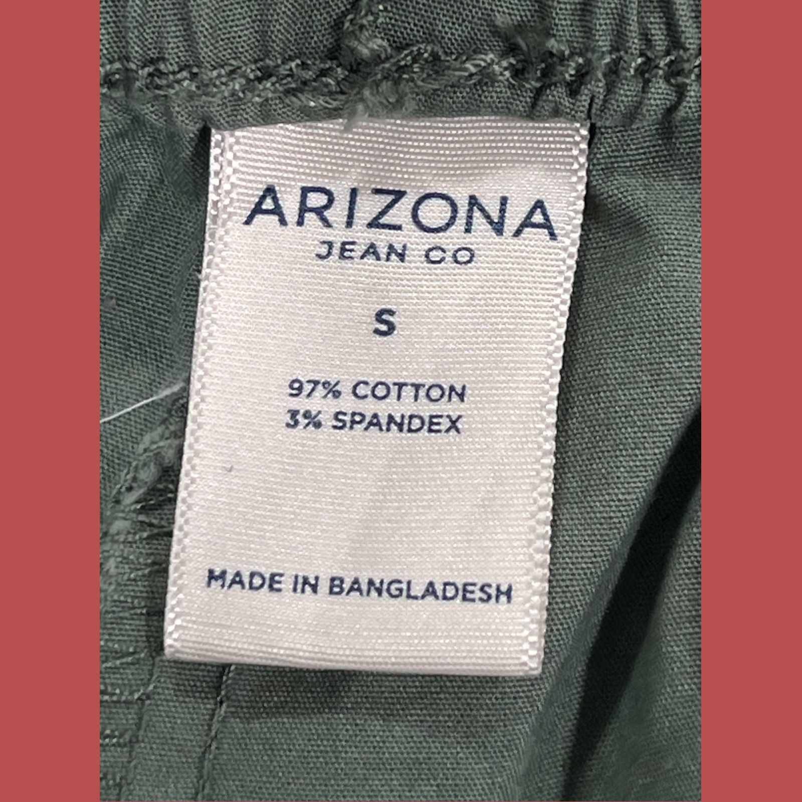 Arizona Jean Co. Arizona - Men's Drawstring Waist Baggy Fit Cargo Pant - Gree Size ONE SIZE - 12 Thumbnail