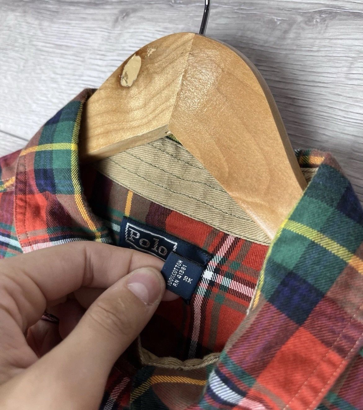 Polo Ralph Lauren Vintage MENS SHIRT POLO RAPLH LAUREN SIZE L TEXAS Y2K USA Size US L / EU 52-54 / 3 - 9 Thumbnail