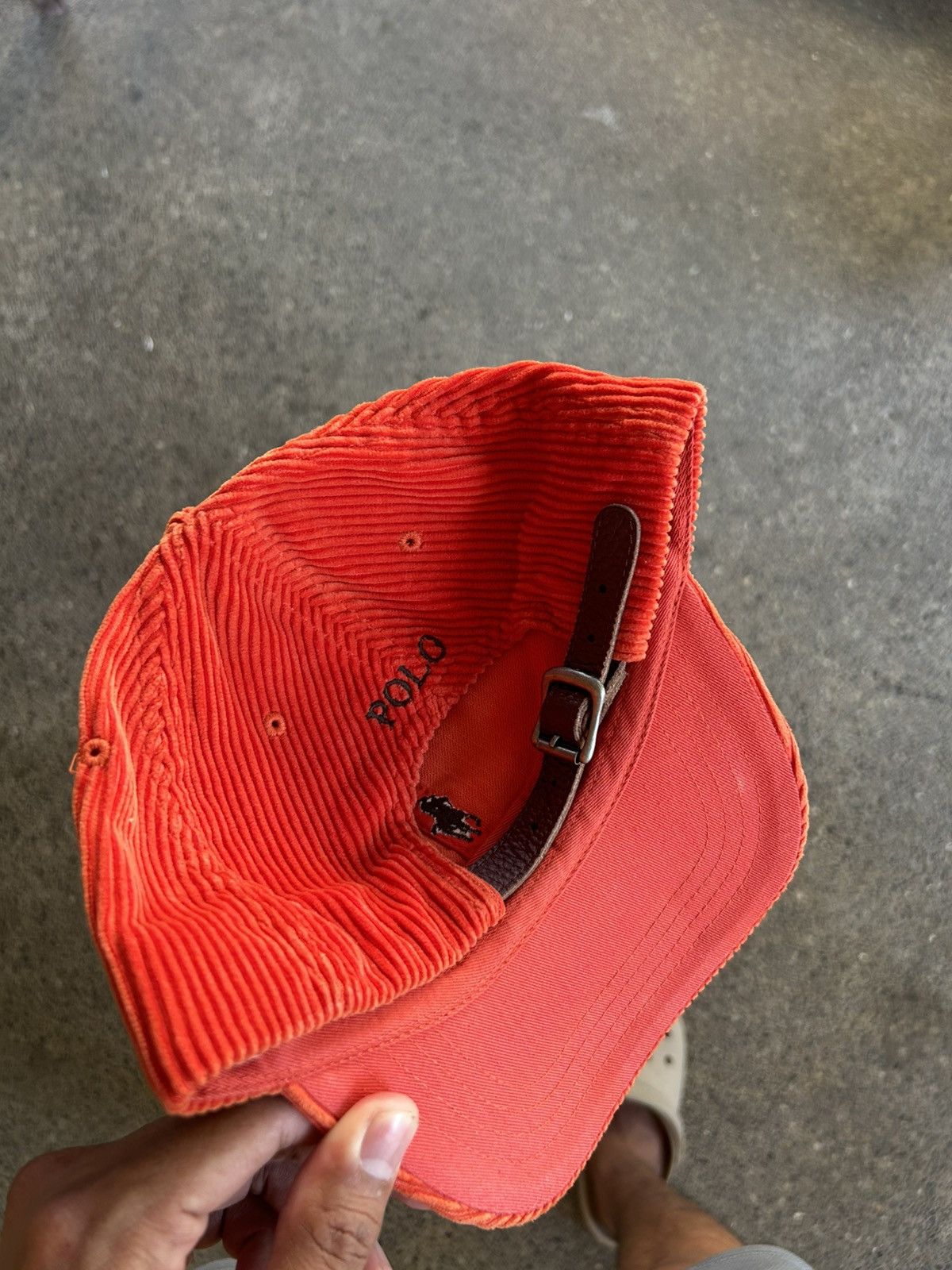 Polo Ralph Lauren Vintage x Rare Polo Ralph Lauren Corduroy Cap Size ONE SIZE - 2 Thumbnail