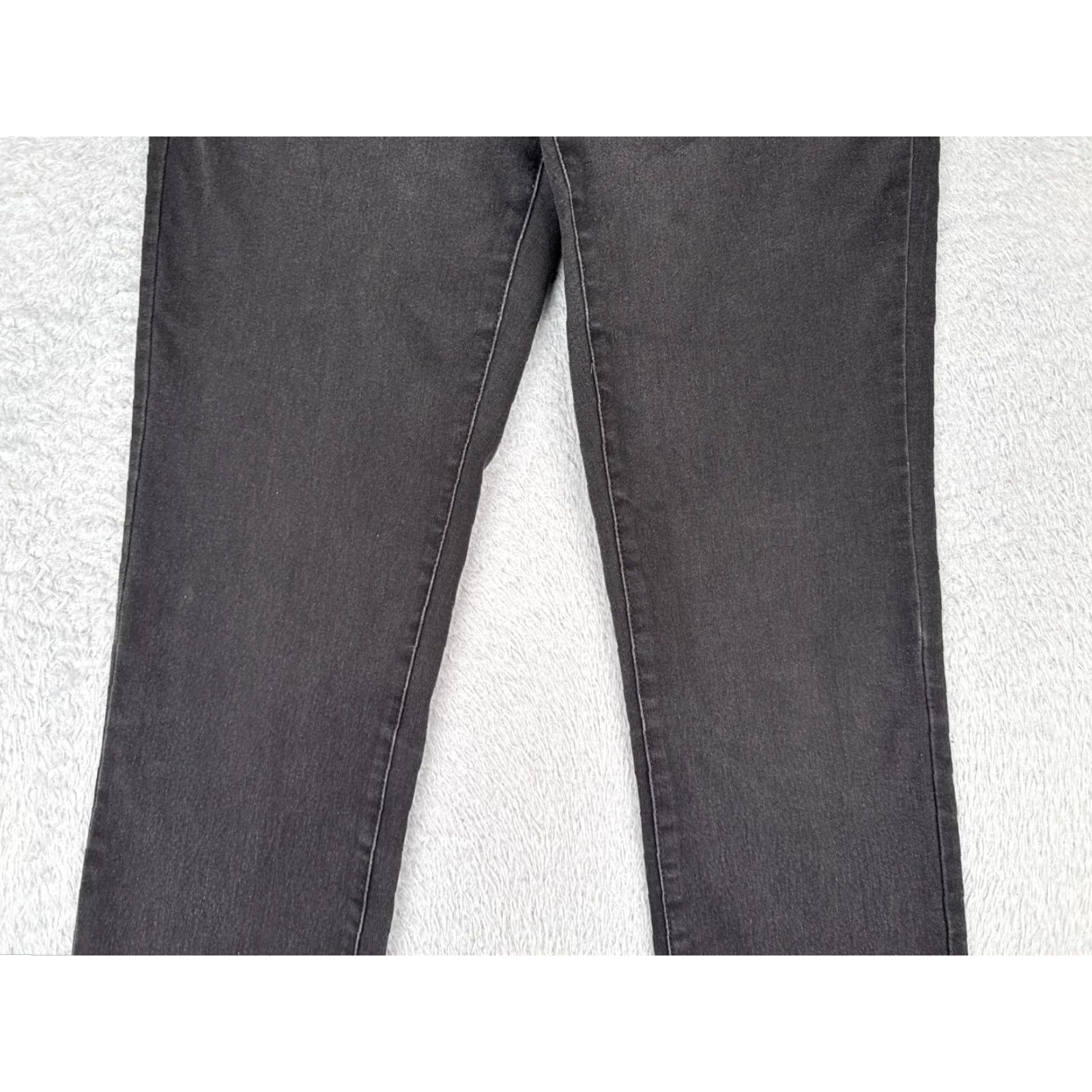 Charter Club Charter Club Jeans Womens 4 Black Denim Lexington Straight Leg Mid Rise 28x31 Size 27" / US 4 / IT 40 - 3 Thumbnail