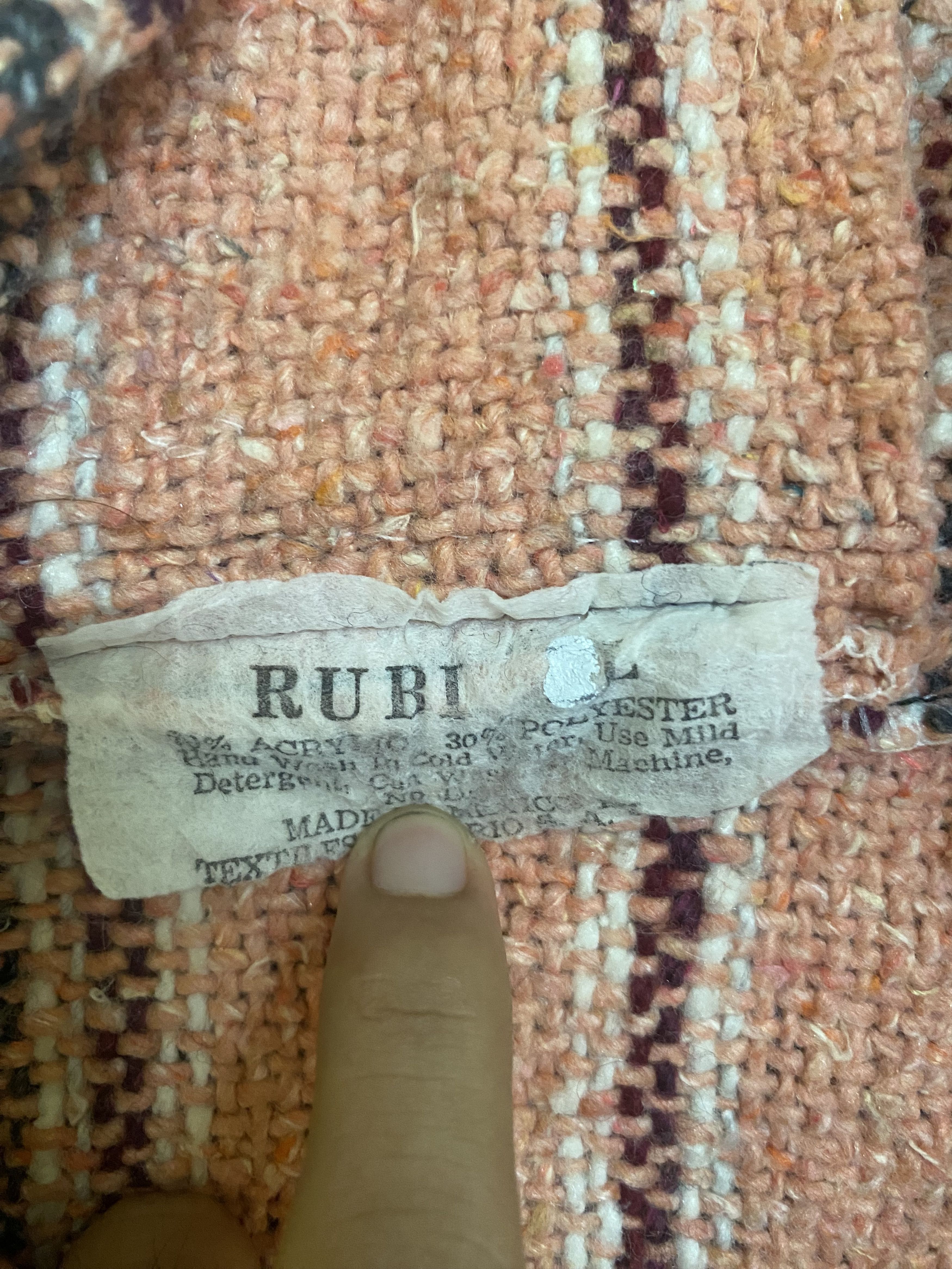 Japanese Brand × Vintage Vintage Rubi hoodie Size US L / EU 52-54 / 3 - 8 Thumbnail