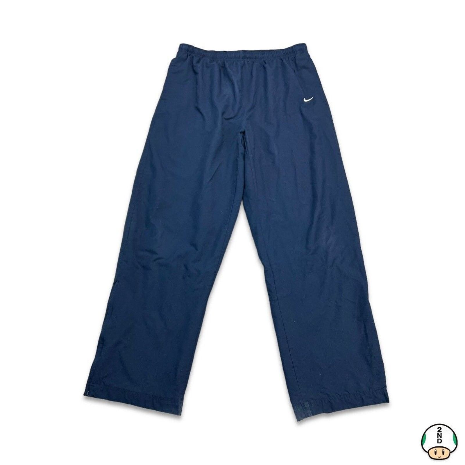 Nike × Vintage Nike Sportswear Track Pants XL Swoosh Athletic Wide Leg Size US 33 - 1 Thumbnail