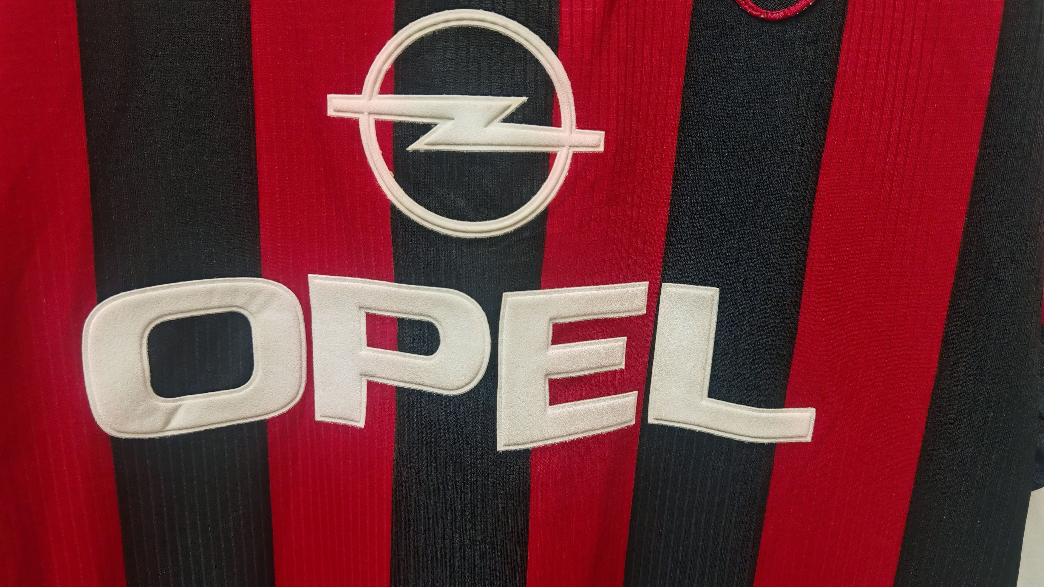 Lotto Sport Vintage Player Issue AC Milan IBOU 13 Jersey Size US L / EU 52-54 / 3 - 5 Thumbnail