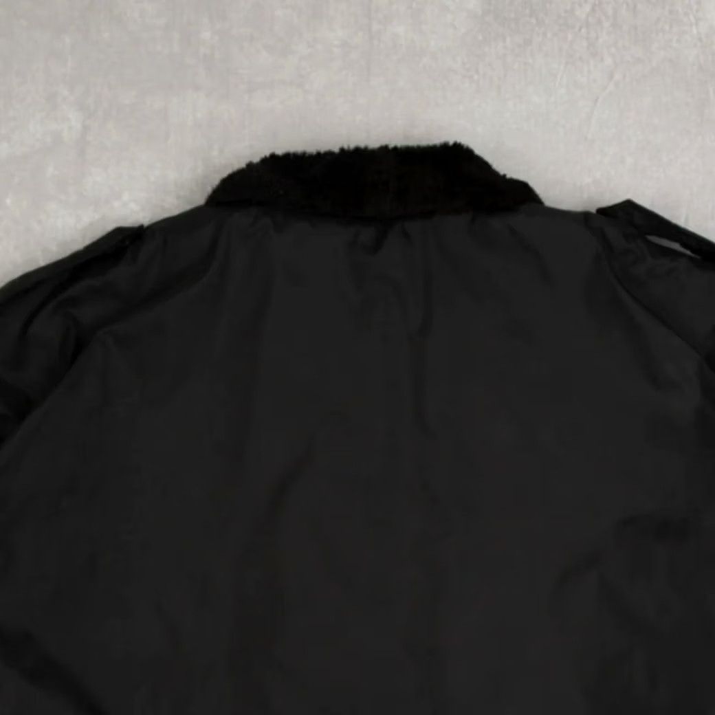 Vintage VINTAGE Sherpa Collared Full Zip Bomber Jacket 3XL Men's Black Workwear Size US XXL / EU 58 / 5 - 4 Thumbnail