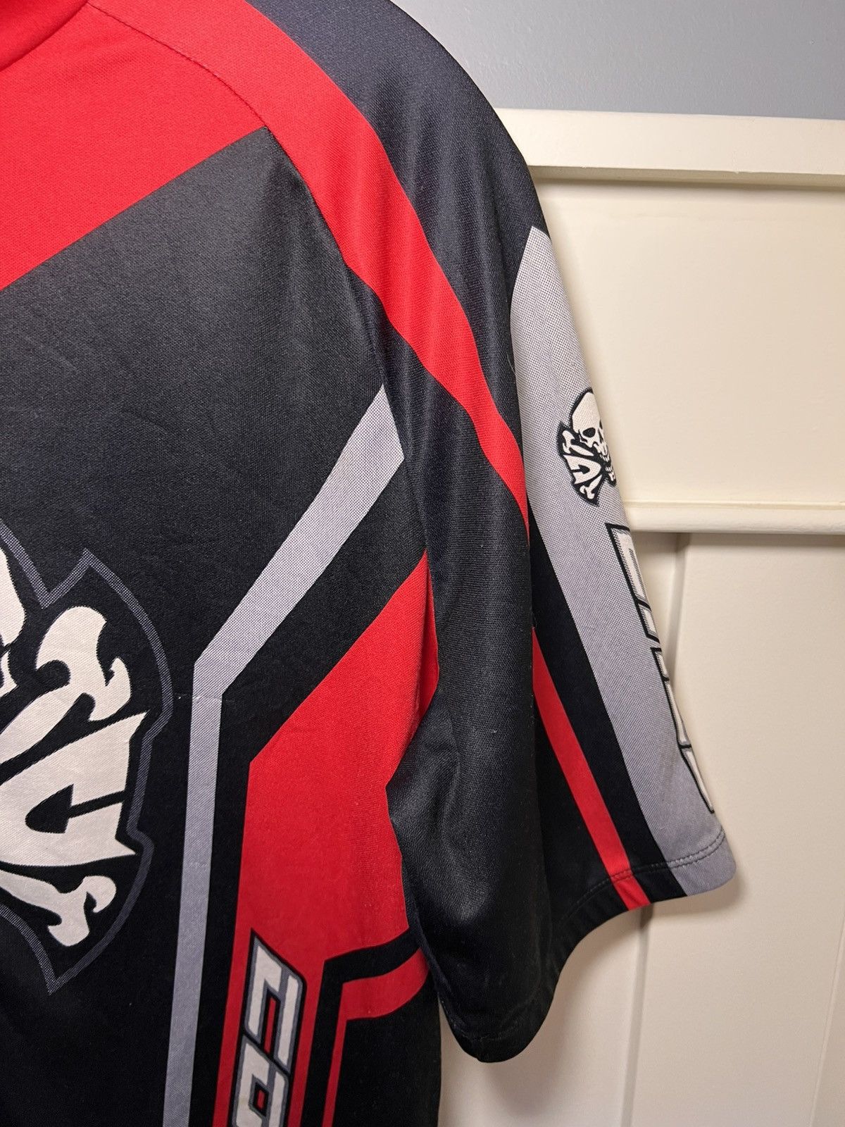 Vintage Vintage Sugoi skull cycling racing jersey shirt Size US XL / EU 56 / 4 - 6 Thumbnail
