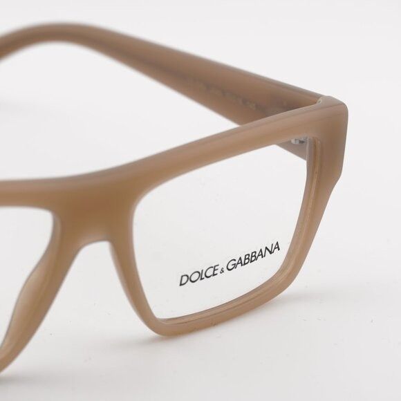 Dolce & Gabbana Dolce & Gabbana DG3382 3089 Eyeglasses Rectangle Opal Brown Size ONE SIZE - 2 Thumbnail