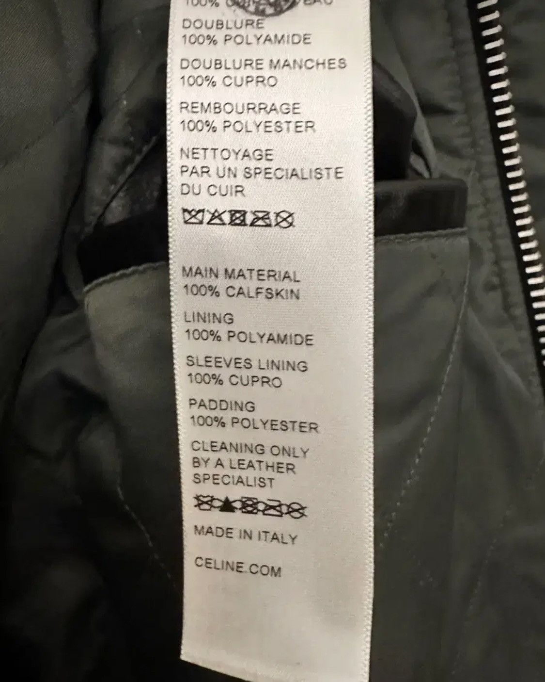 Celine Celine Hoodie Leather Jacket Size US M / EU 48-50 / 2 - 4 Thumbnail