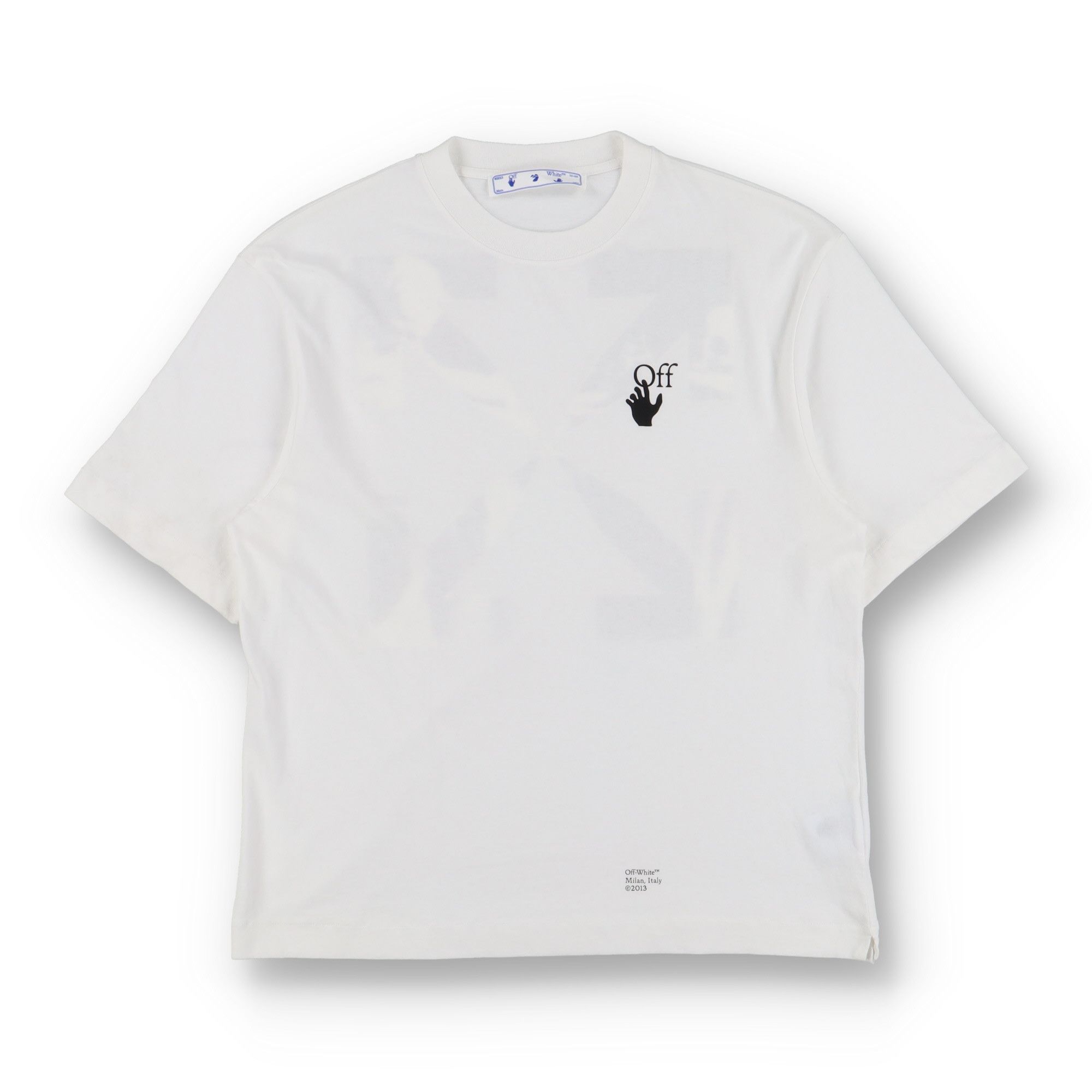 Off-White White Caravaggio Arrows Oversized Skate T-Shirt Size US M / EU 48-50 / 2 - 5 Thumbnail