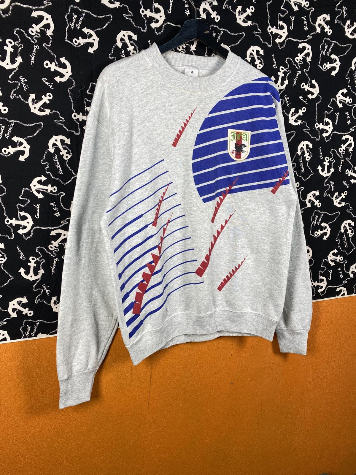 Vintage Vintage Japan FA JFA Graphic Sweatshirt Grey Crewneck Size US L / EU 52-54 / 3 - 5 Thumbnail