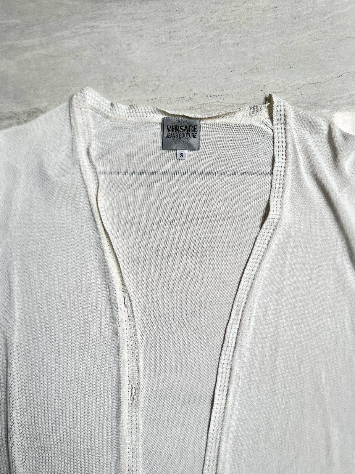 Versace Jeans Couture Versace Jeans Couture White Cardigan Size US S / EU 44-46 / 1 - 4 Thumbnail