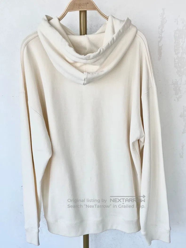 Loewe Loewe Leather Patch Relaxed Hoodie in Beige Size US M / EU 48-50 / 2 - 6 Thumbnail