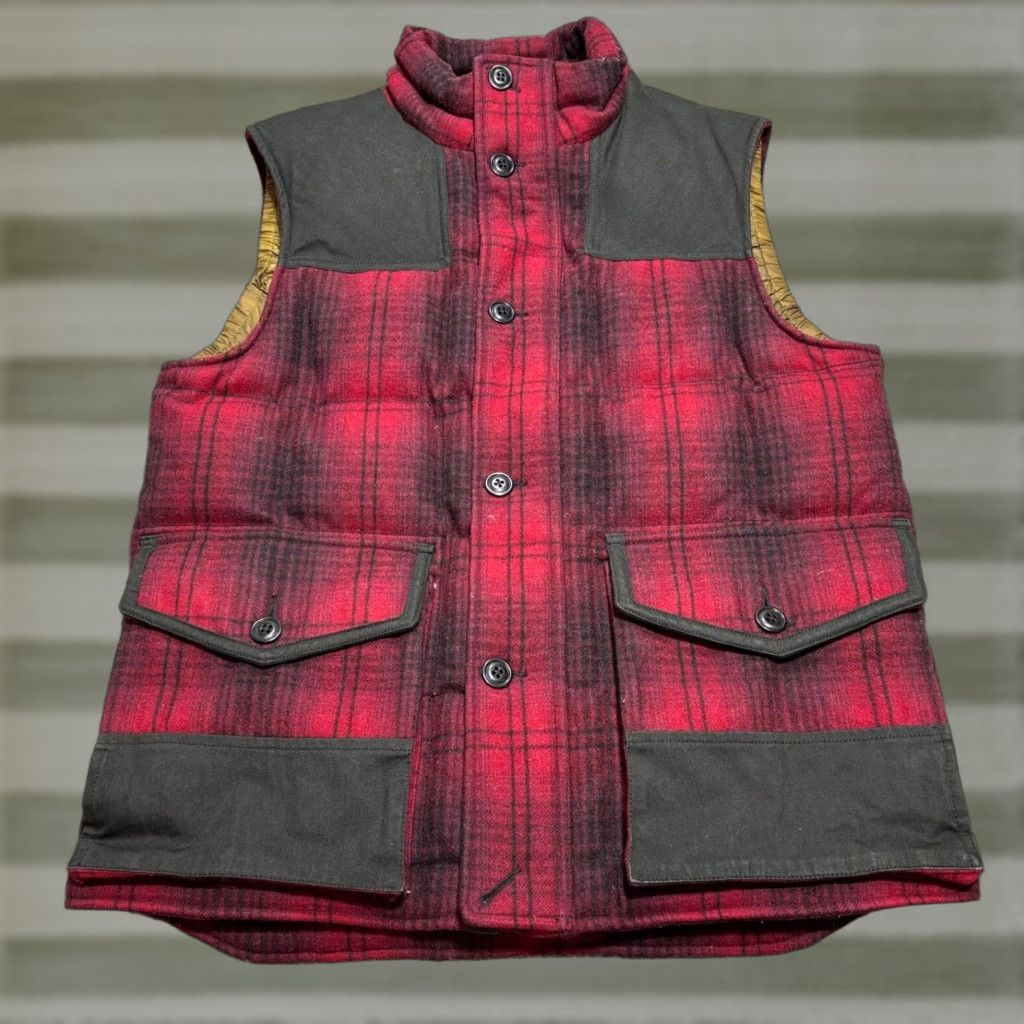 Eddie Bauer Eddie Bauer 1936 Skyliner Down Hunting Vest Mens M Red Plaid Full Zip EB550 Vest Size US M / EU 48-50 / 2 - 1 Thumbnail