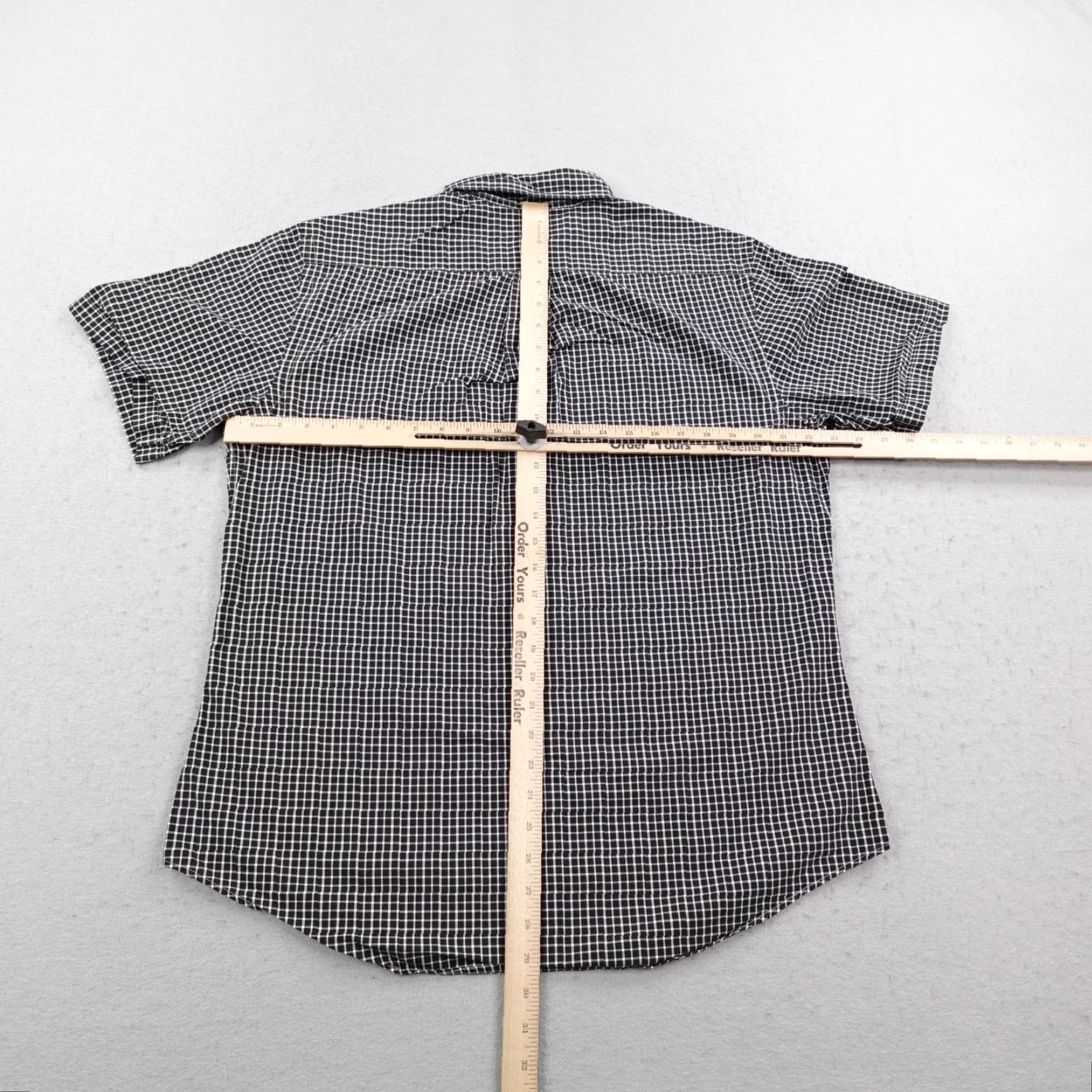 Ralph Lauren VINTAGE Ralph Lauren Shirt Men Large Black White Check Button-Up Custom Fit Pony Size US L / EU 52-54 / 3 - 5 Thumbnail