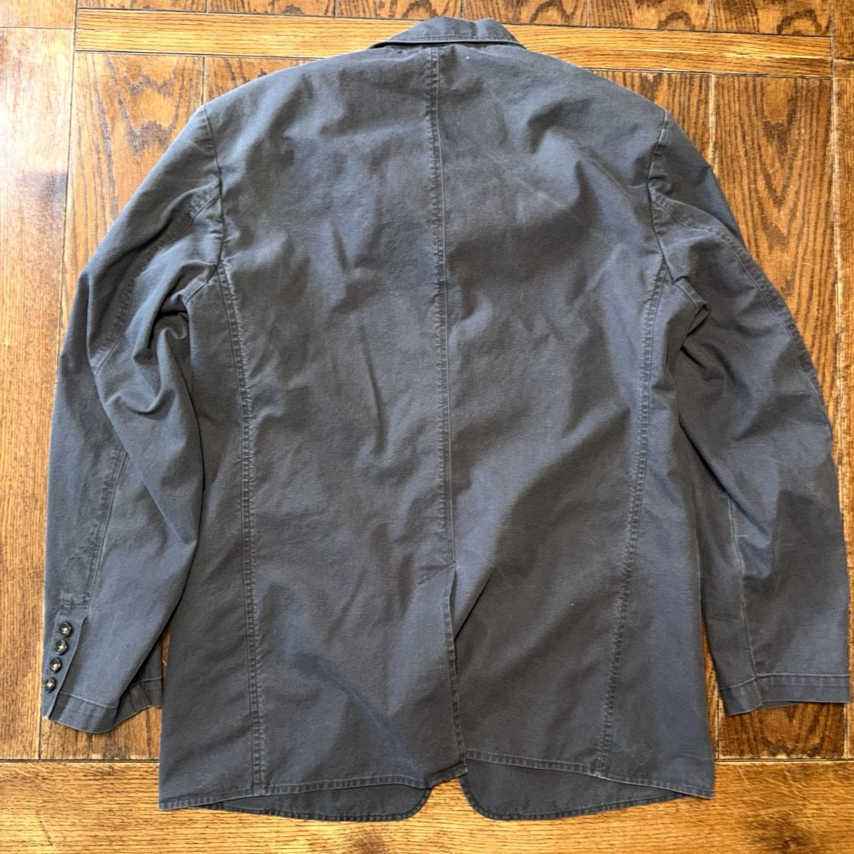 Vintage VINTAGE LL Bean Blazer Mens 40 Regular Washed Blue Two Button Sport Coat oKU59 Size 40R - 6 Thumbnail