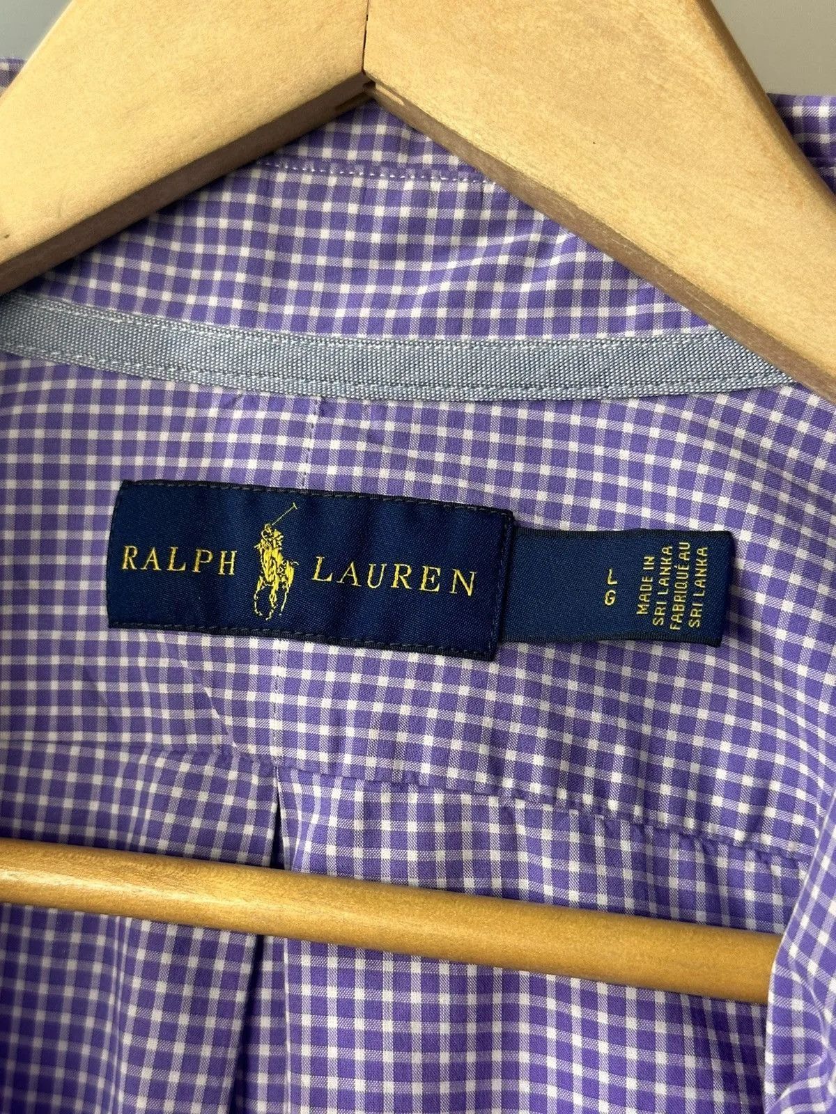 Polo Ralph Lauren Shirt Purple Label Polo Ralph Lauren Distressed Double RRL Size US L / EU 52-54 / 3 - 9 Thumbnail