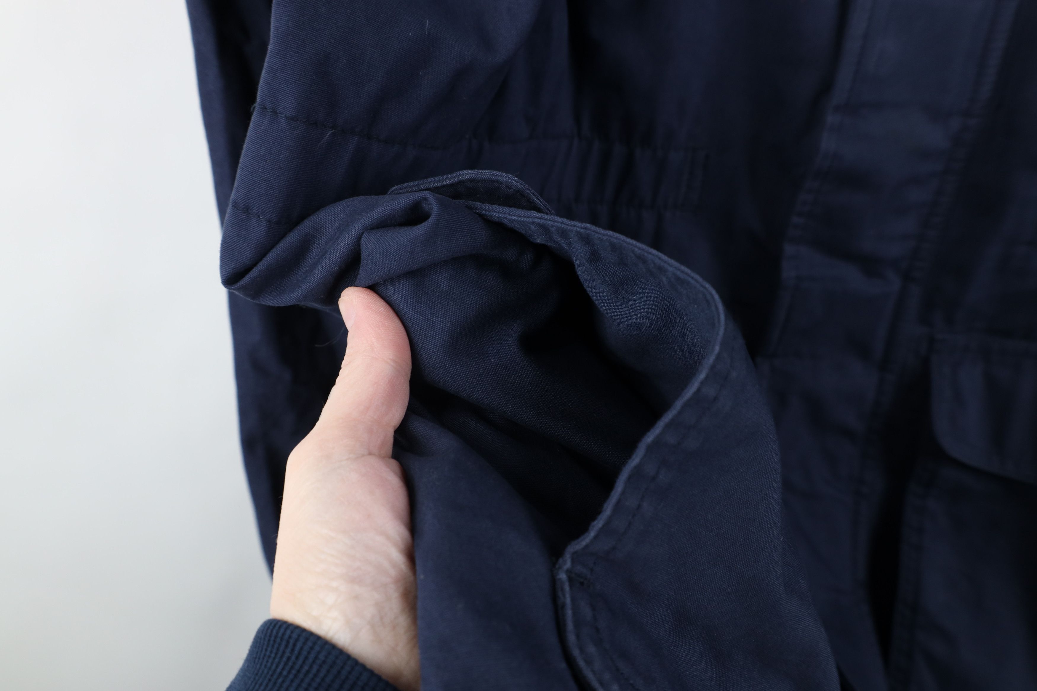 Gap Vintage Y2K Gap Heavyweight Hooded Parka Jacket Navy Blue Size US XL / EU 56 / 4 - 6 Thumbnail