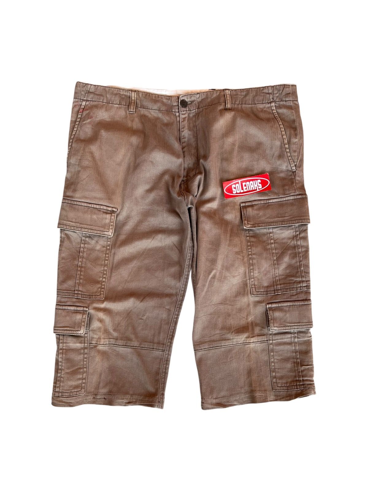 Yohji Yamamoto Vintage jorts Against All Risks Japan rare y2k Size US 36 / EU 52 - 3 Thumbnail