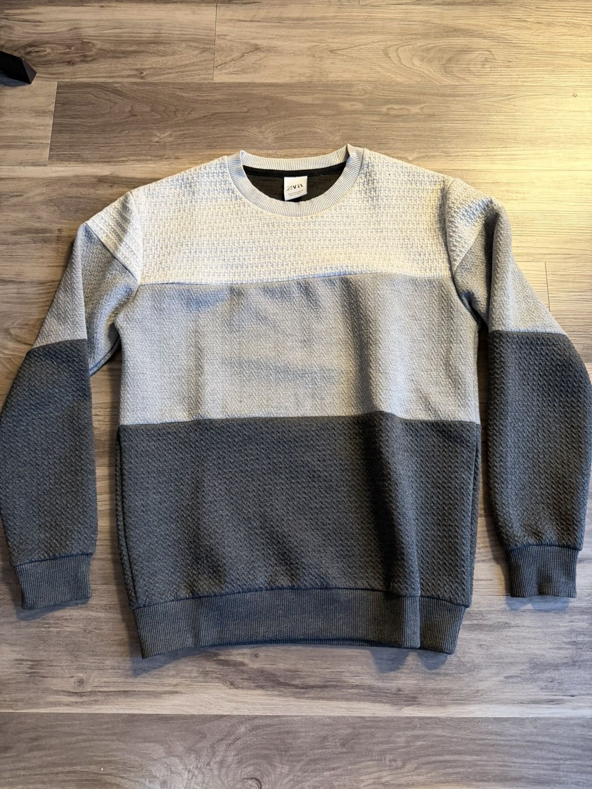 Zara Gray gradient Sweatshirt Size US M / EU 48-50 / 2 - 1 Thumbnail