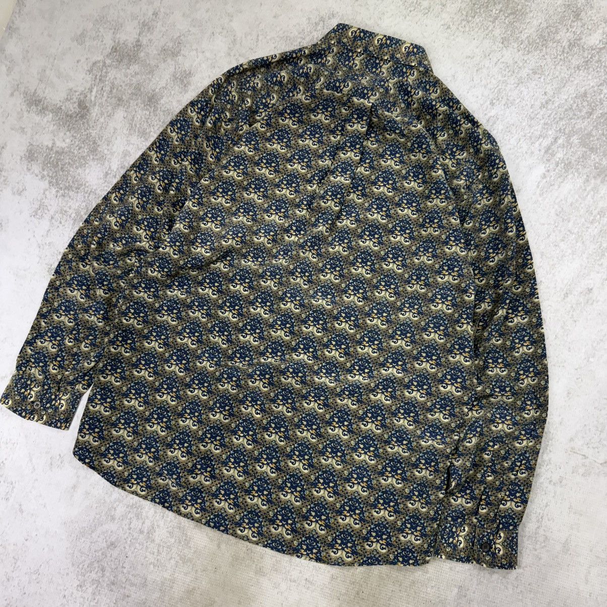 Christian Dior Monsieur Vintage Christian Dior Monsieur pattern silk longshirt Size US XL / EU 56 / 4 - 3 Thumbnail