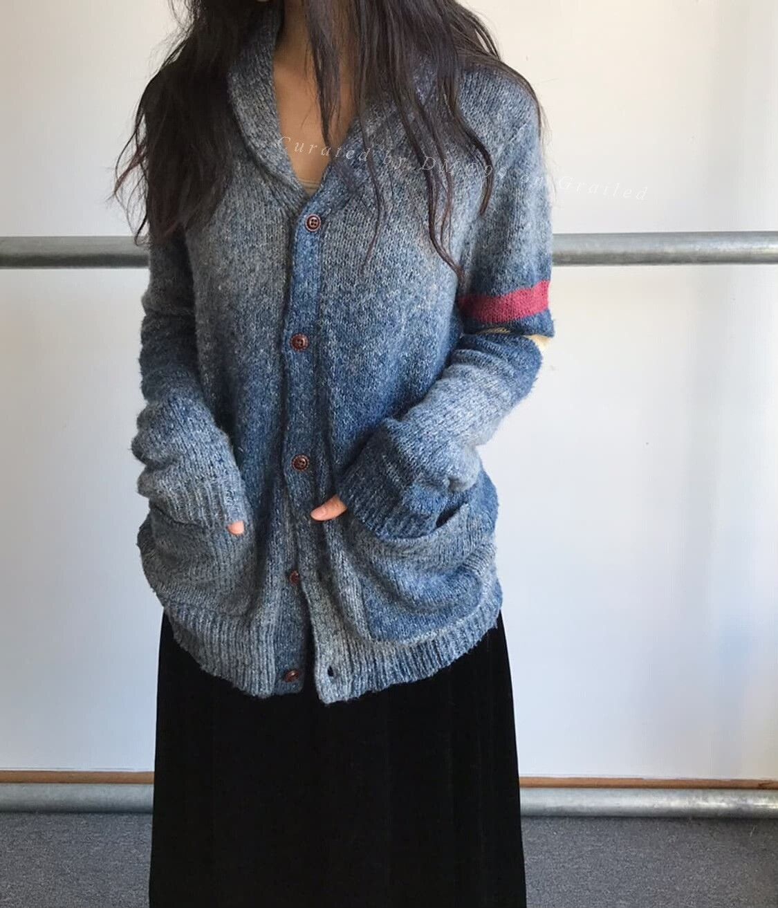 Beams Japan Beams Vintage Gradient Knit Jacket Size M / US 6-8 / IT 42-44 - 1 Thumbnail