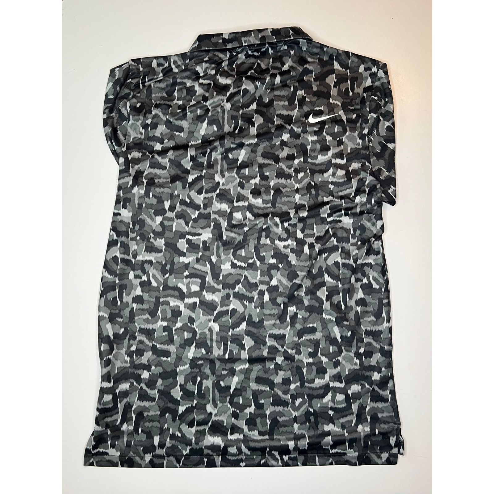 Nike Nike Dri-Fit Tour Confetti Print Golf Polo Black Gray Size US S / EU 44-46 / 1 - 2 Thumbnail