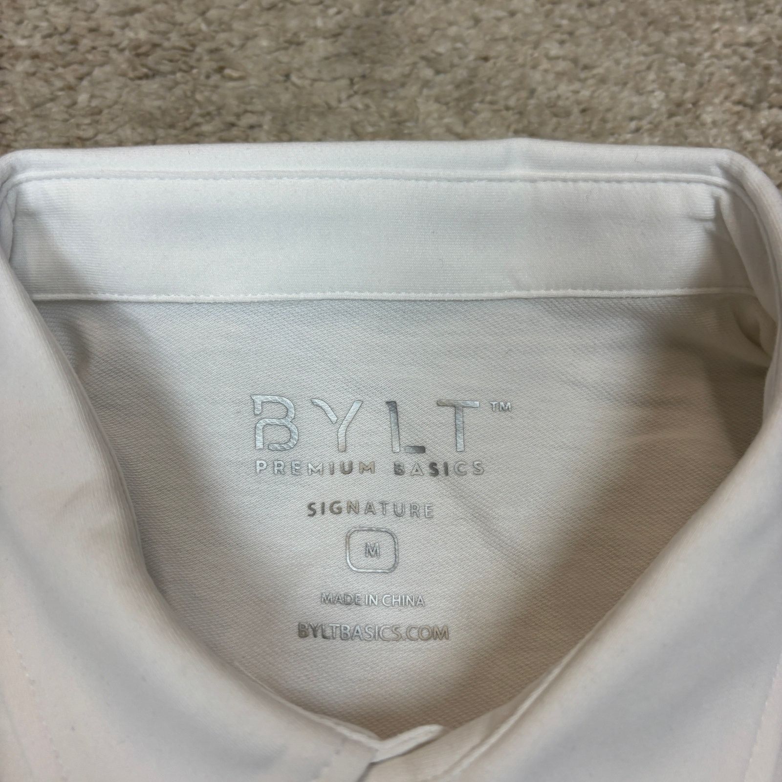 Other Bylt Signature Polo Long Sleeve Shirt Men's Medium Preppy Size US M / EU 48-50 / 2 - 4 Thumbnail