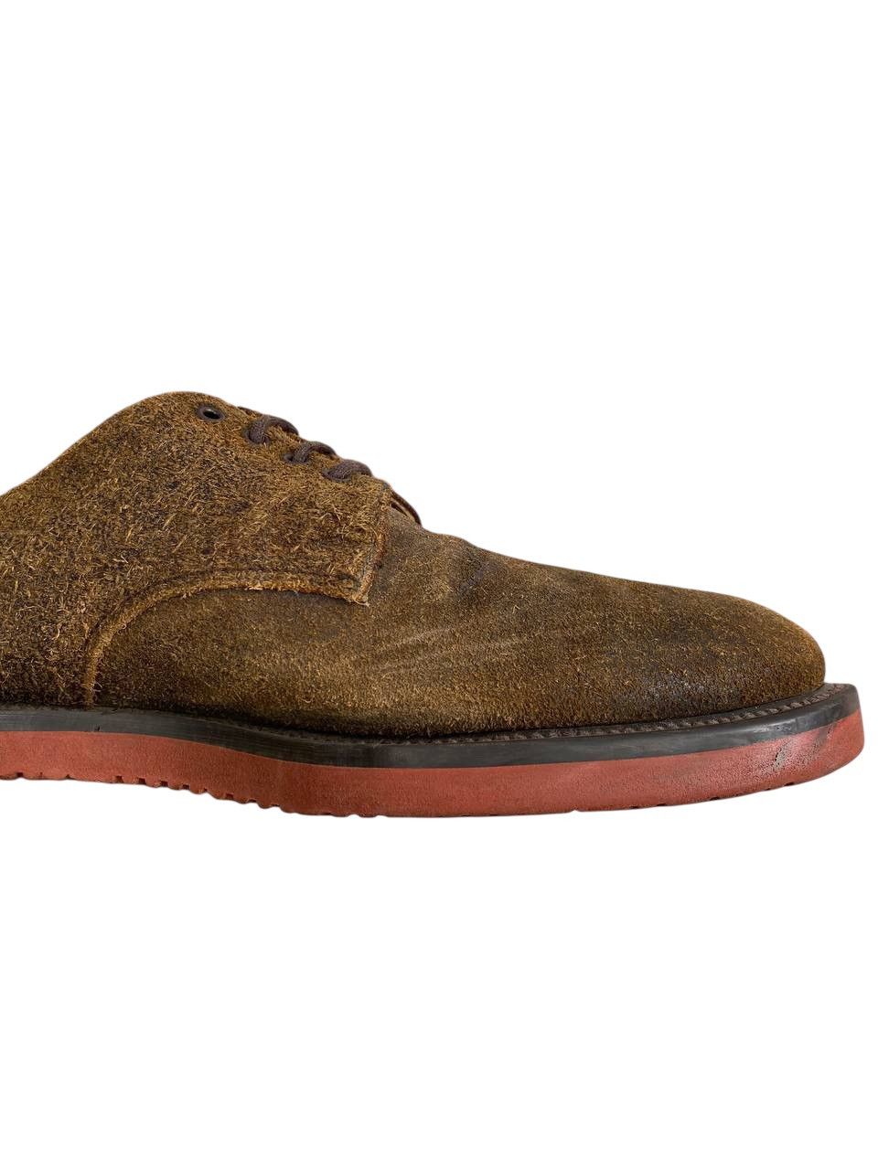 George Cox Geroge Cox Broken Suede Brown Derby Shoes Size US 10 / EU 43 - 21 Thumbnail