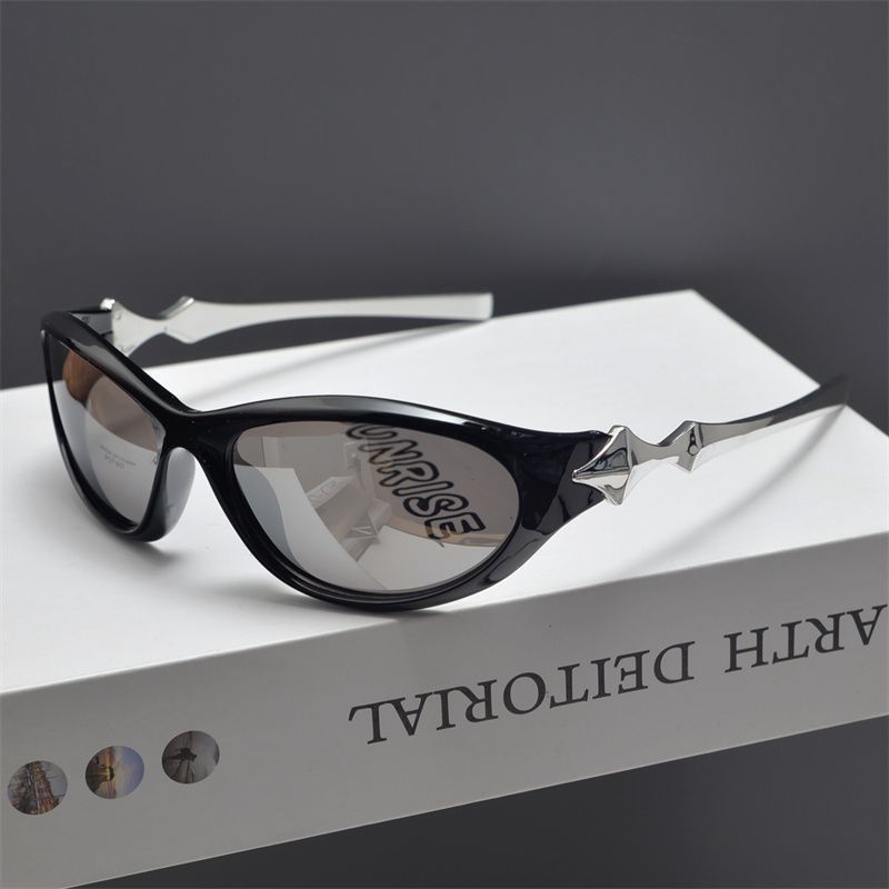Electric Visual Hip-hop Street ins style custom avant-garde sunglasses Size ONE SIZE - 1 Thumbnail