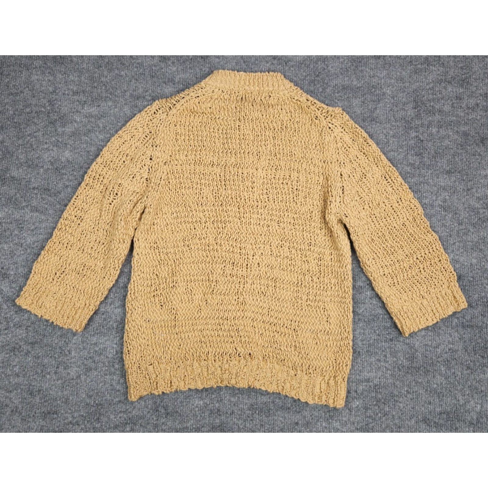 DOROTHEE SCHUMACHER Dorothee Schumacher Sweater Cardigan Women's 1 (US 2) Beige Buttons Knit Woven Cardigan Men/Women? Size XS / US 0-2 / IT 36-38 - 3 Thumbnail