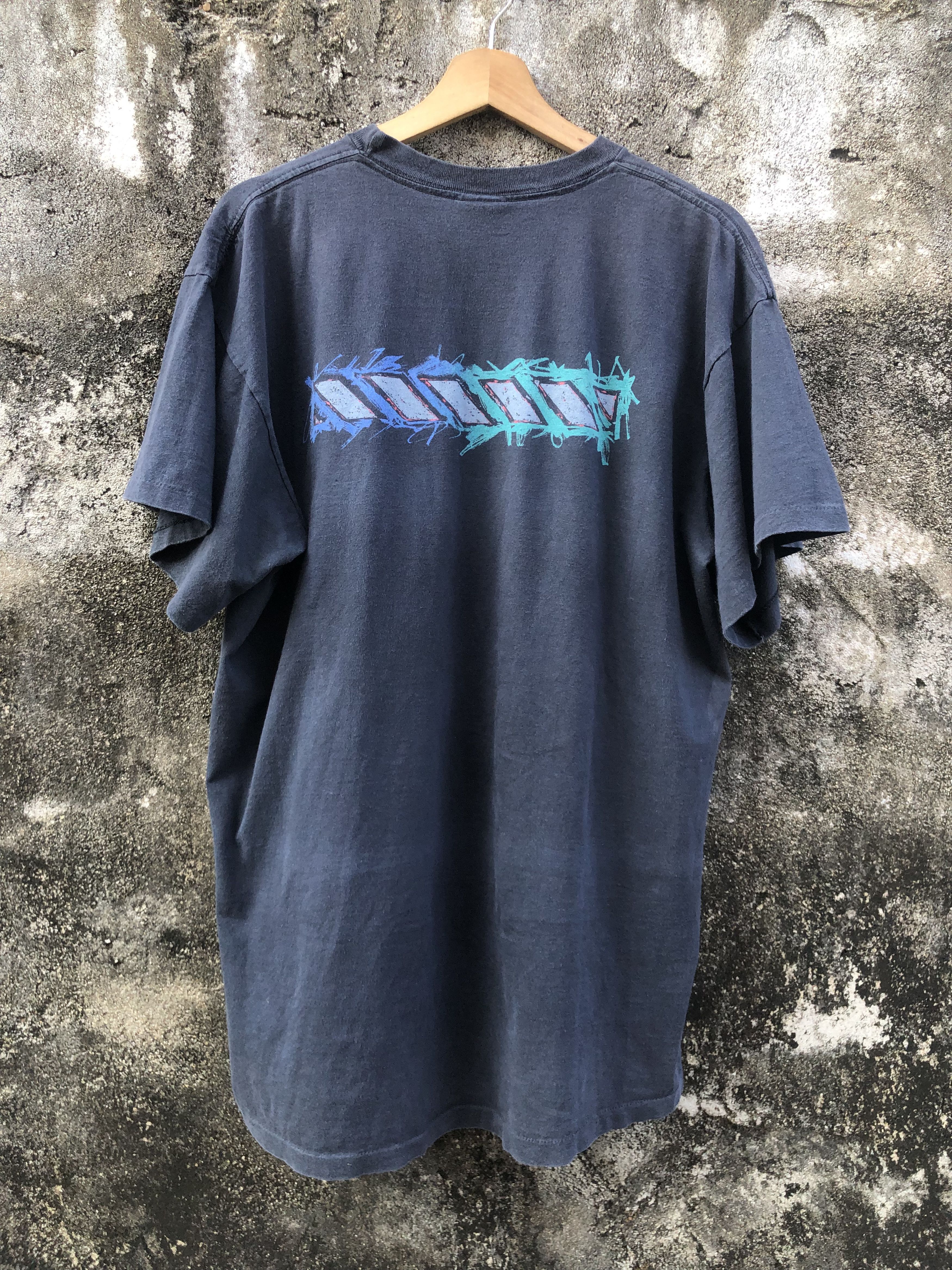 Nike vintage 1990s Nike Air graphic T-shirt Size US XL / EU 56 / 4 - 2 Thumbnail