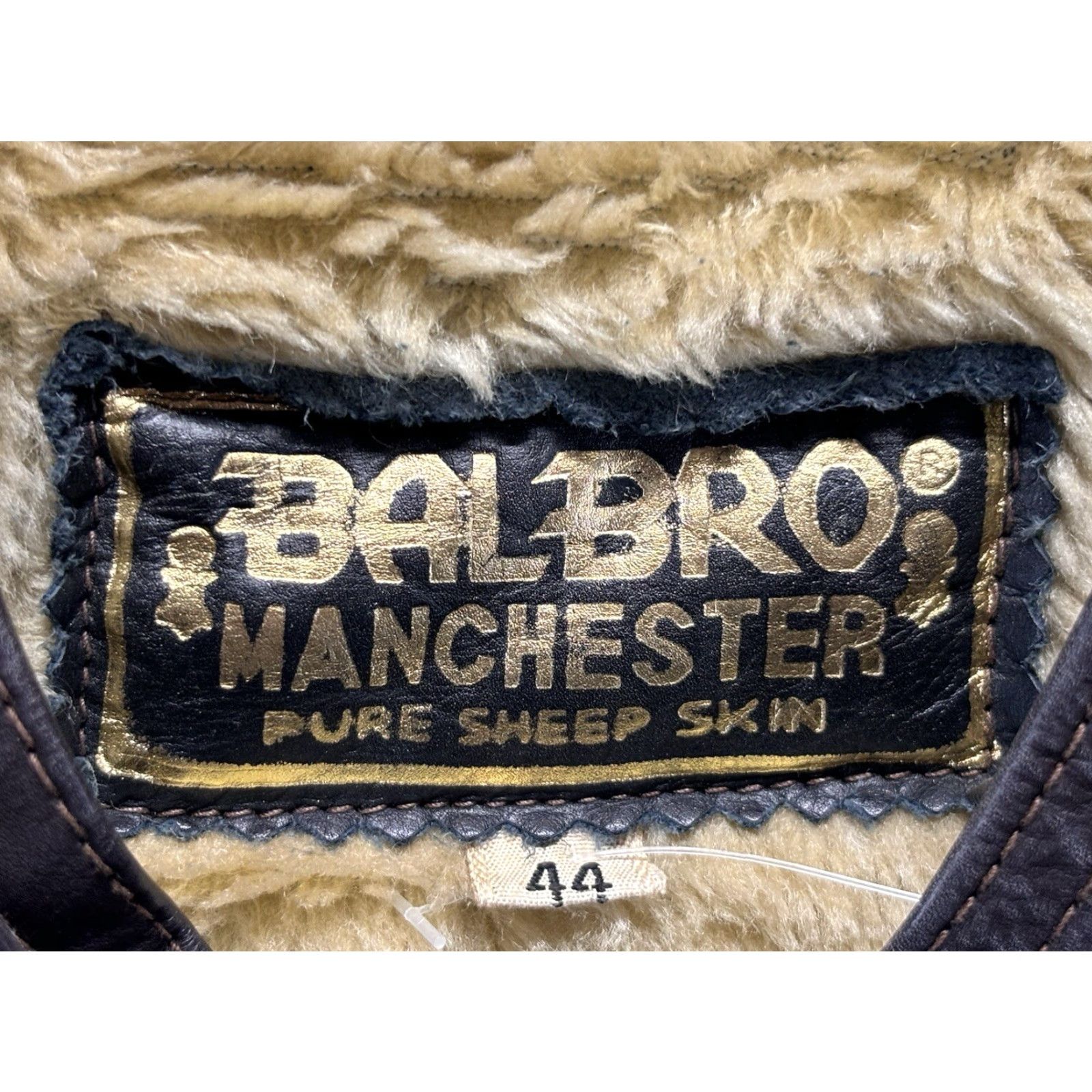 Vintage VINTAGE Balbro Sheepskin Bomber Jacket Coat Men 44 Brown 80s Classic Fall Winter Long Sleeve Zip Snap Lining Shearling Mens Size 44 Size US S / EU 44-46 / 1 - 6 Thumbnail