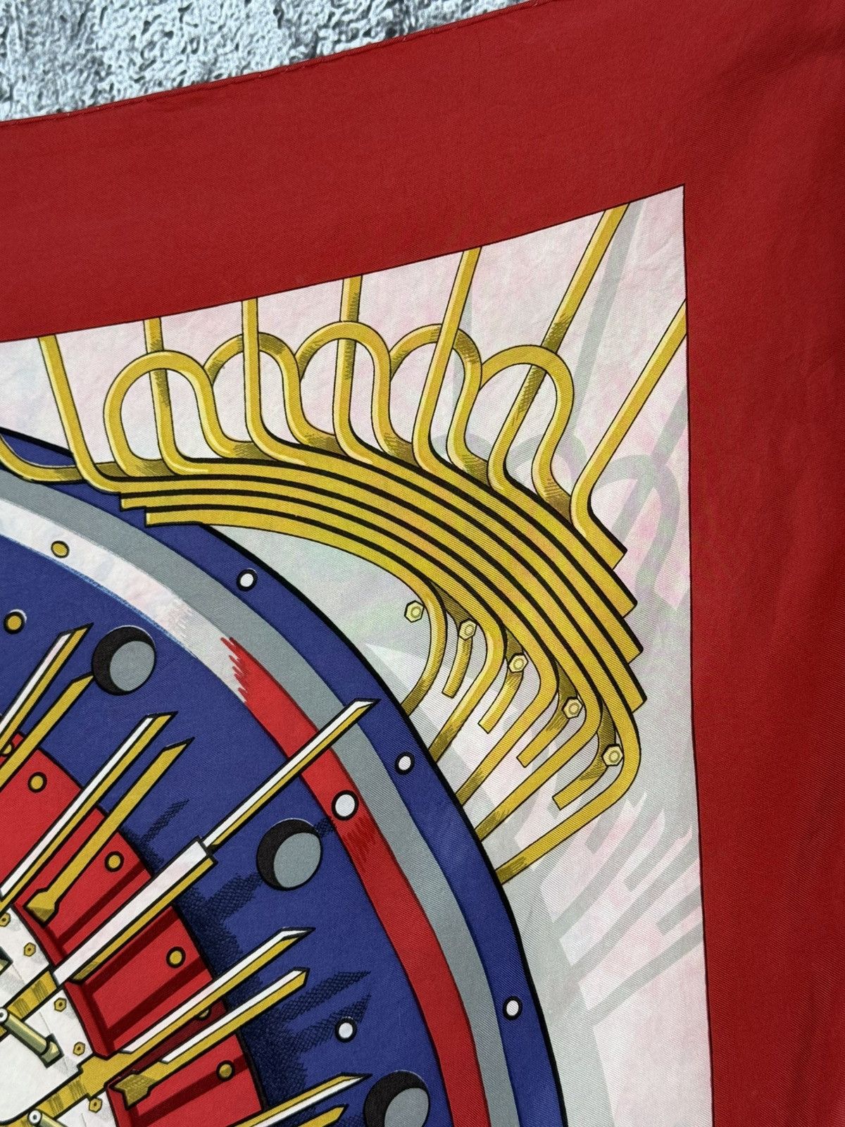 Hermes Hermes 'Alternateur' Silk Scarf Designed by Pierre Peron Size ONE SIZE - 4 Thumbnail