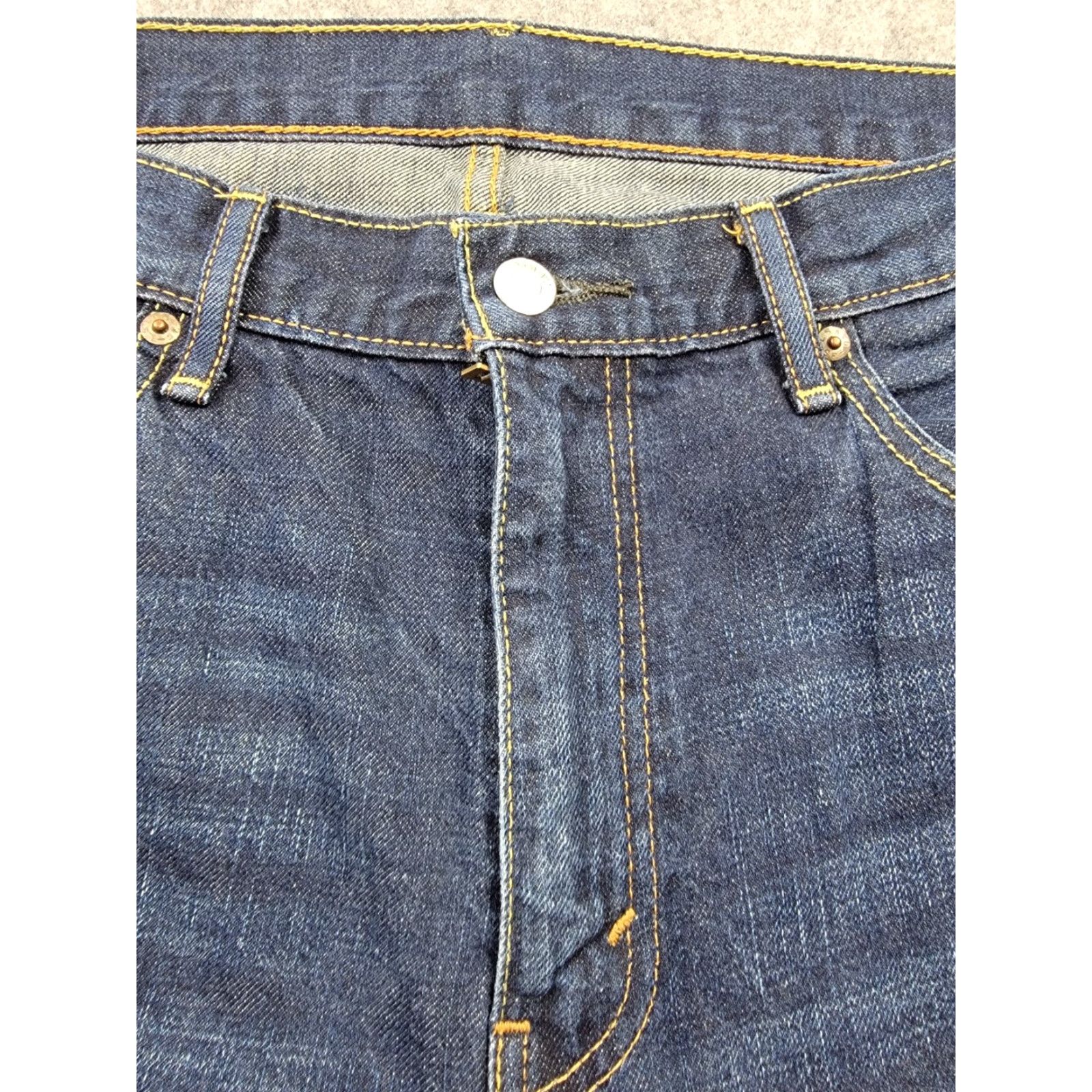 Levi's Levi's 527 Jeans Mens 36x34 Denim Dark Wash Slim Bootcut Pocket Pockets Jeans Fit Slim US Flag Theme Mens Size US 36 / EU 52 - 4 Thumbnail
