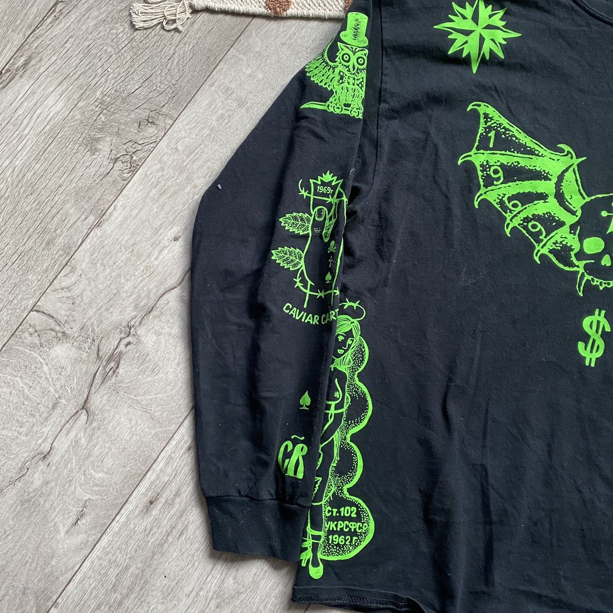 SSUR CAVIAR CARTEL BY SSUR USA JAIL TATTOO PRINT LONG SLEEVE Size US XL / EU 56 / 4 - 3 Thumbnail