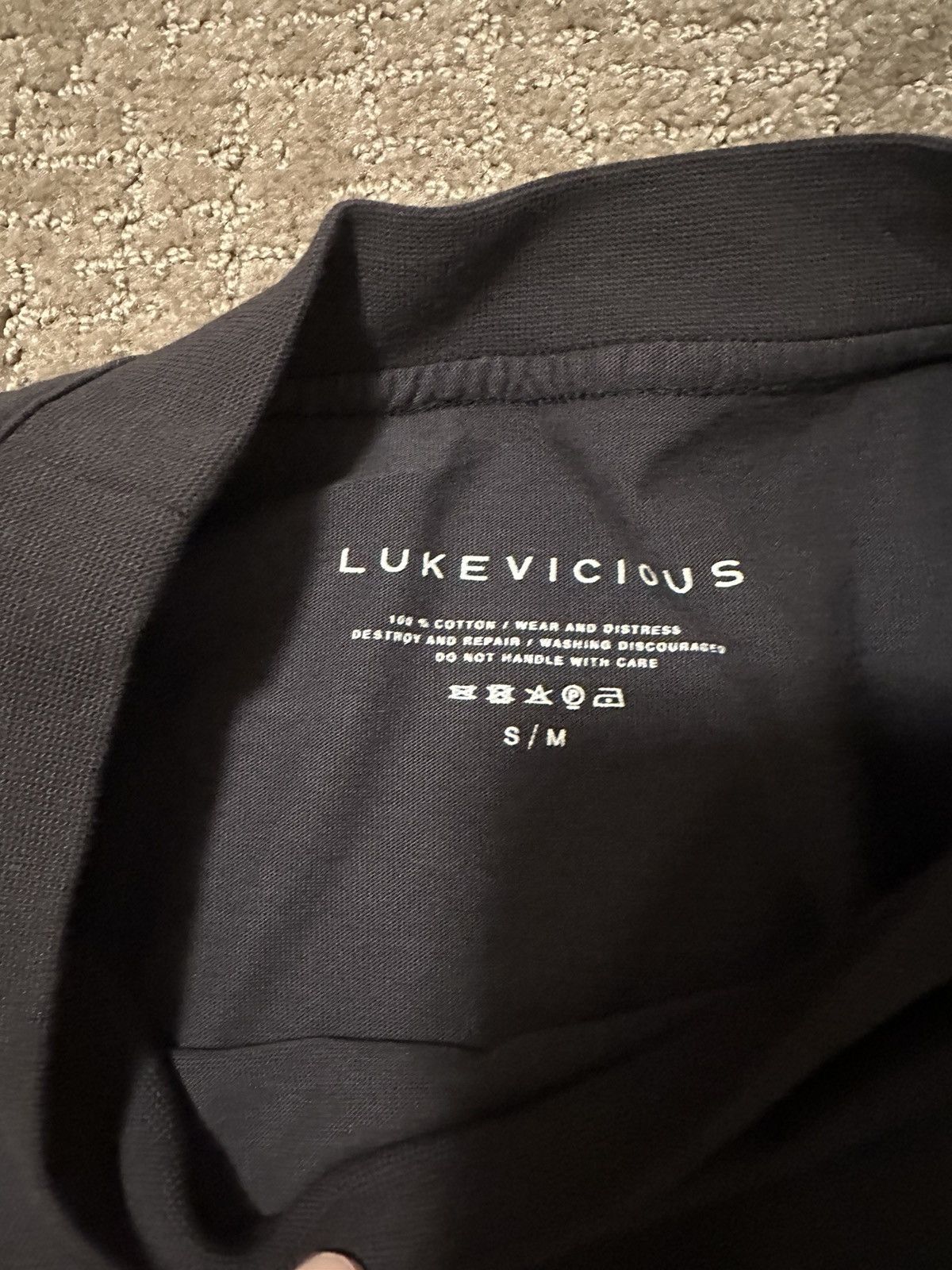 Luke Vicious Luke Vicious Donda Tee Size S/M Size US M / EU 48-50 / 2 - 3 Thumbnail