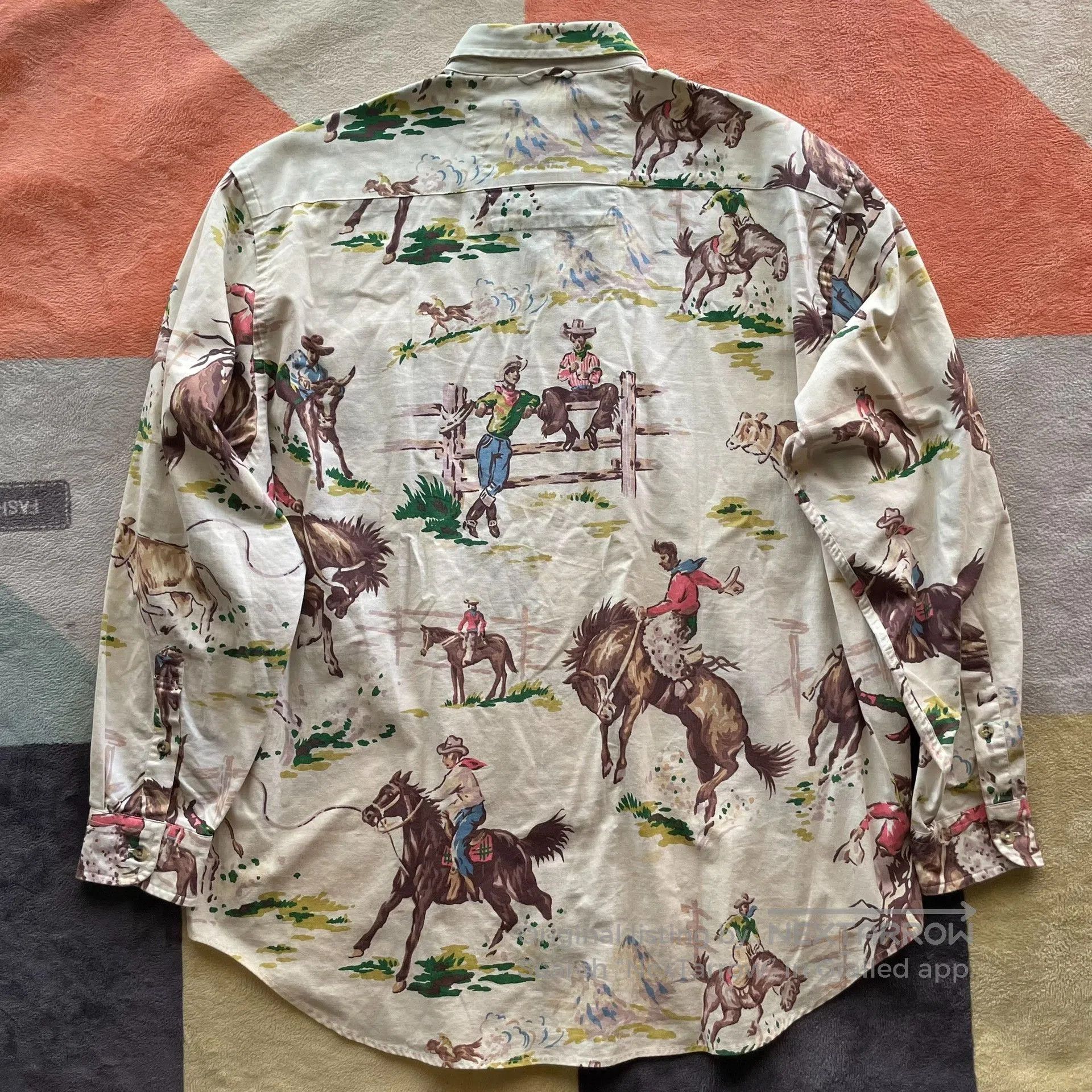 Tommy Hilfiger Tommy Hilfiger Western Ranch Print Shirt. Size US M / EU 48-50 / 2 - 2 Thumbnail