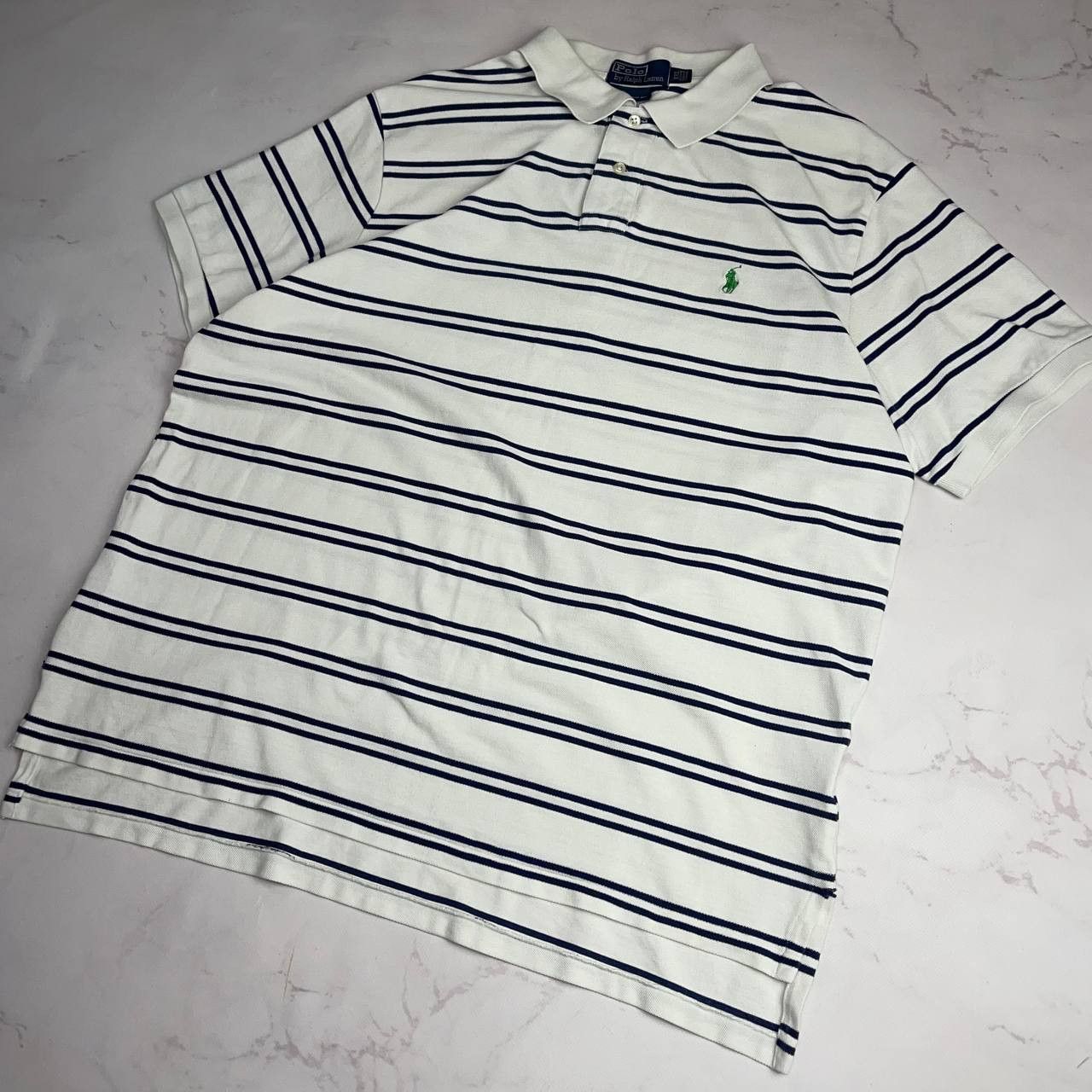 Polo Ralph Lauren Crazy Vintage Y2K/2000s Striped Polo Ralph Lauren t-Shirt Size US XXL / EU 58 / 5 - 4 Thumbnail