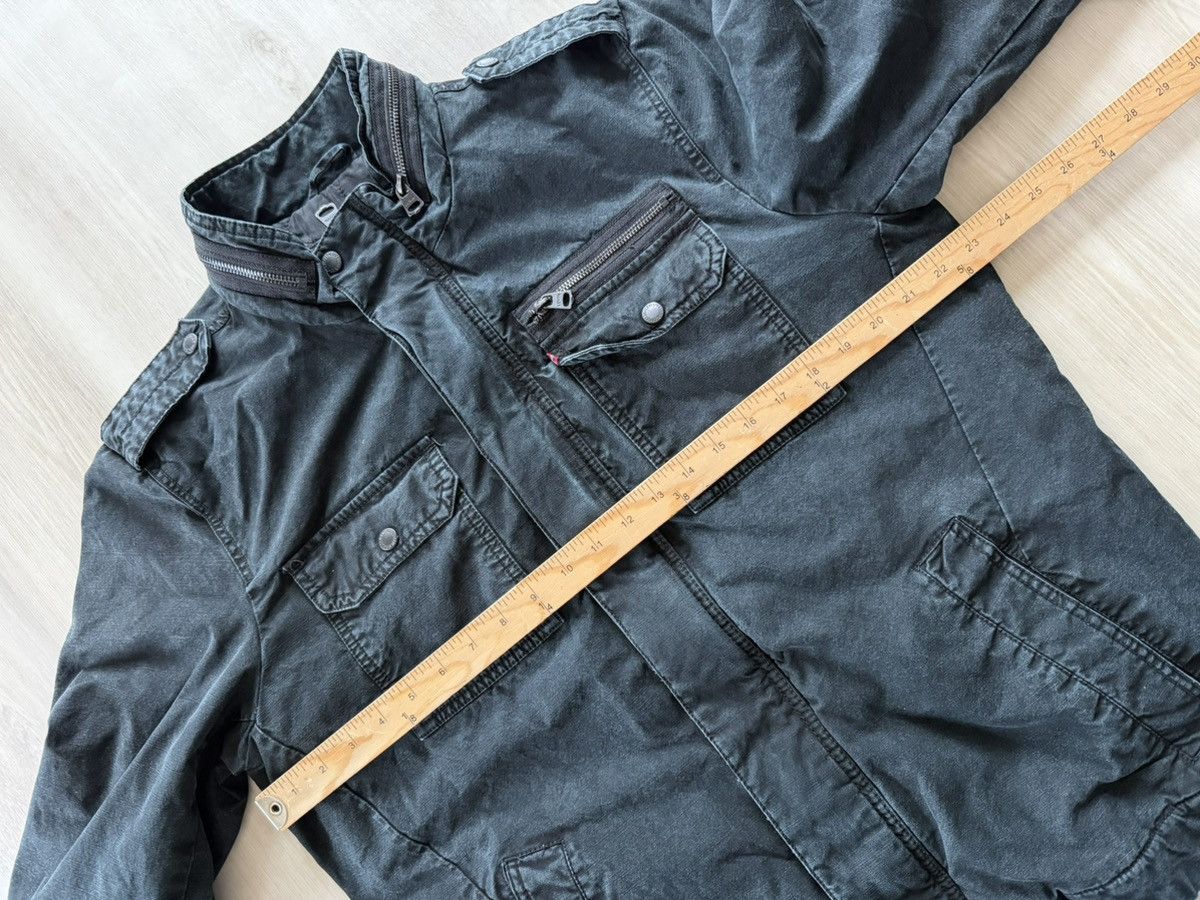 Levi's Levis Jacket Black Military Quilted Lined Cotton Sz L Size US L / EU 52-54 / 3 - 6 Thumbnail