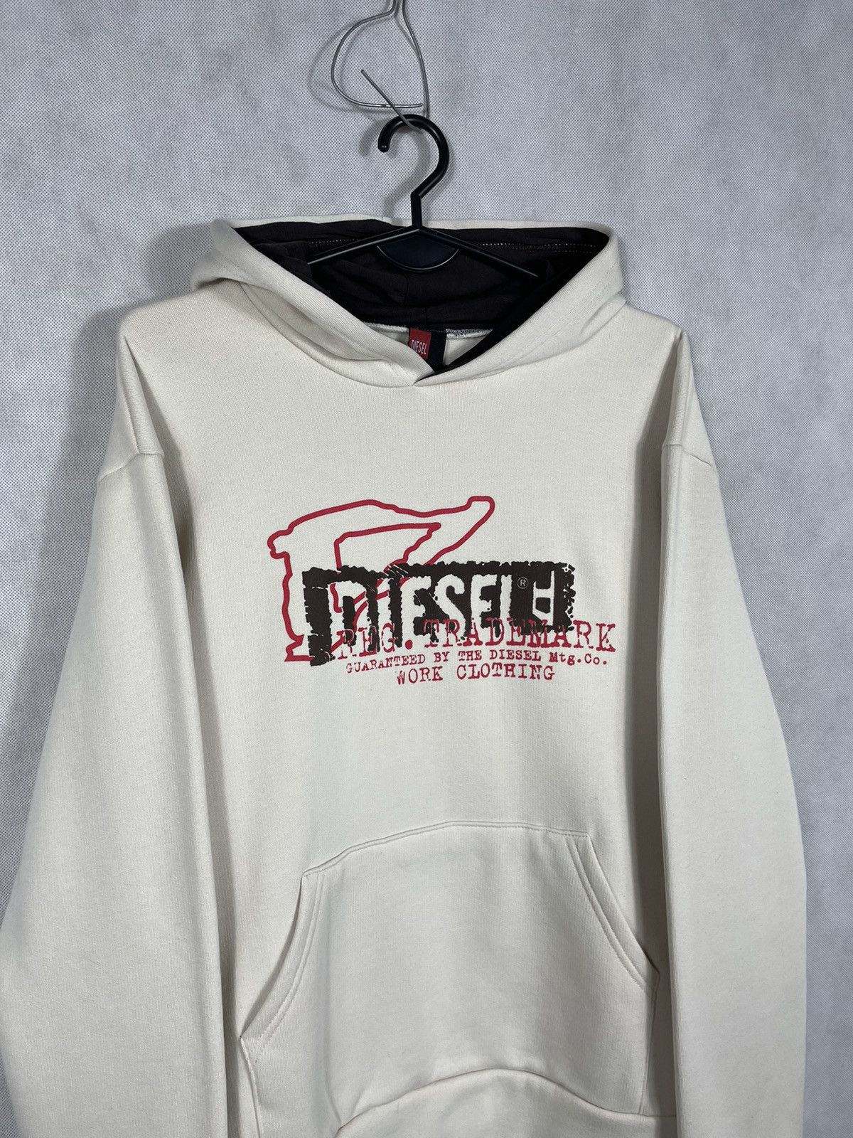 Diesel × Vintage Vintage DIESEL Retro Y2k hoodie Sweatshirt Crewneck skate Size US L / EU 52-54 / 3 - 5 Thumbnail