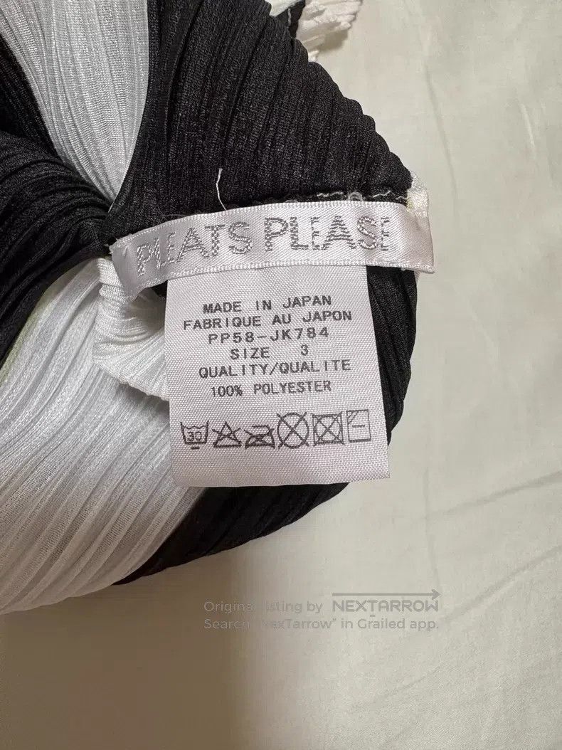 Issey Miyake Issey Miyake Black and White Striped Knit Top Size L / US 10 / IT 46 - 3 Thumbnail