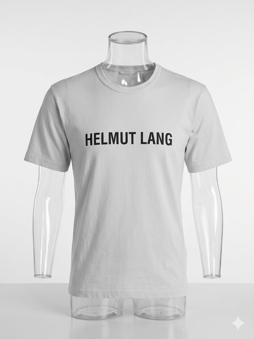 Helmut Lang Helmut Lang White Black Core Logo Essential T-Shirt Tee Size US L / EU 52-54 / 3 - 7 Thumbnail