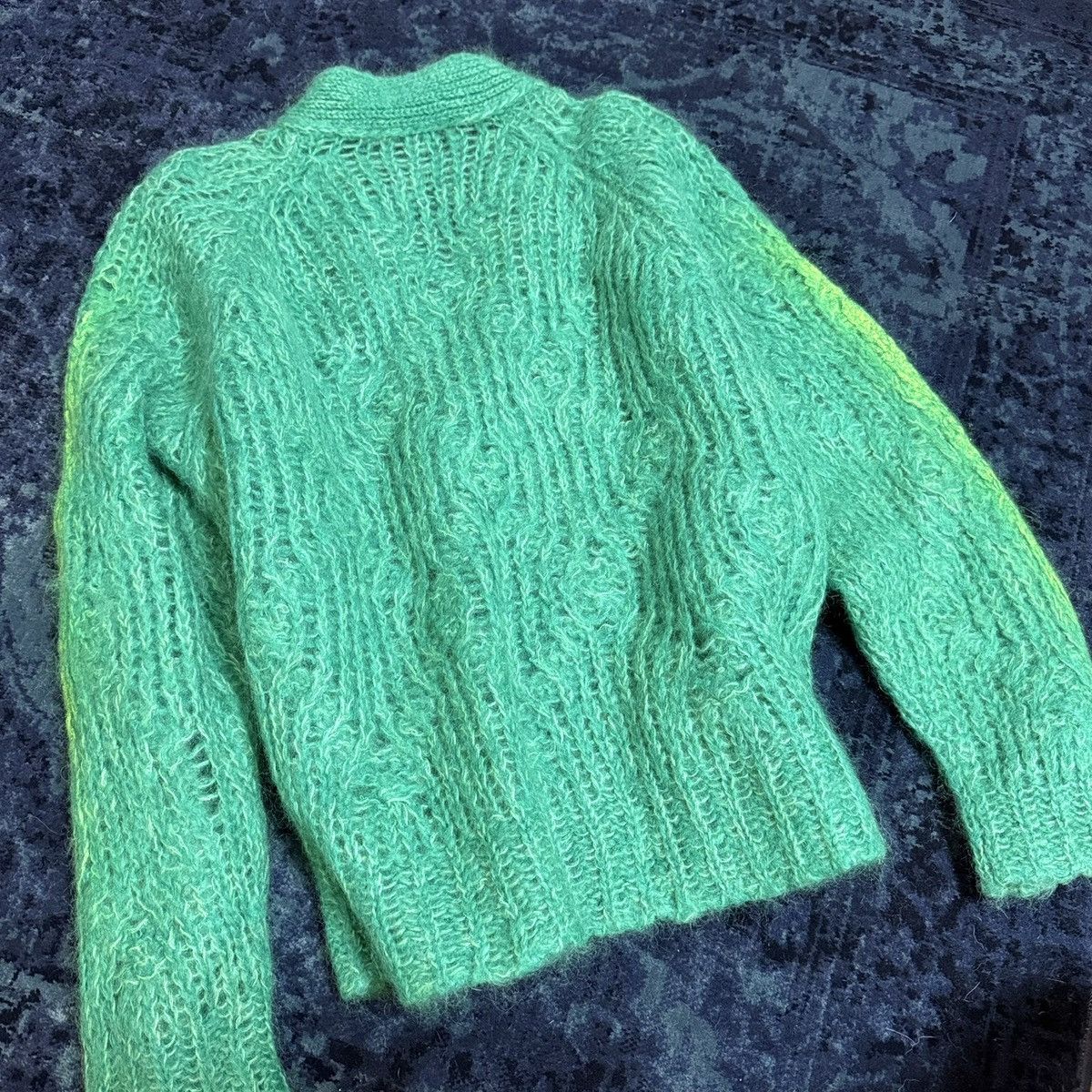 Marni Marni Mohair Spray Cardigan light green - Size 48 Size US M / EU 48-50 / 2 - 4 Thumbnail