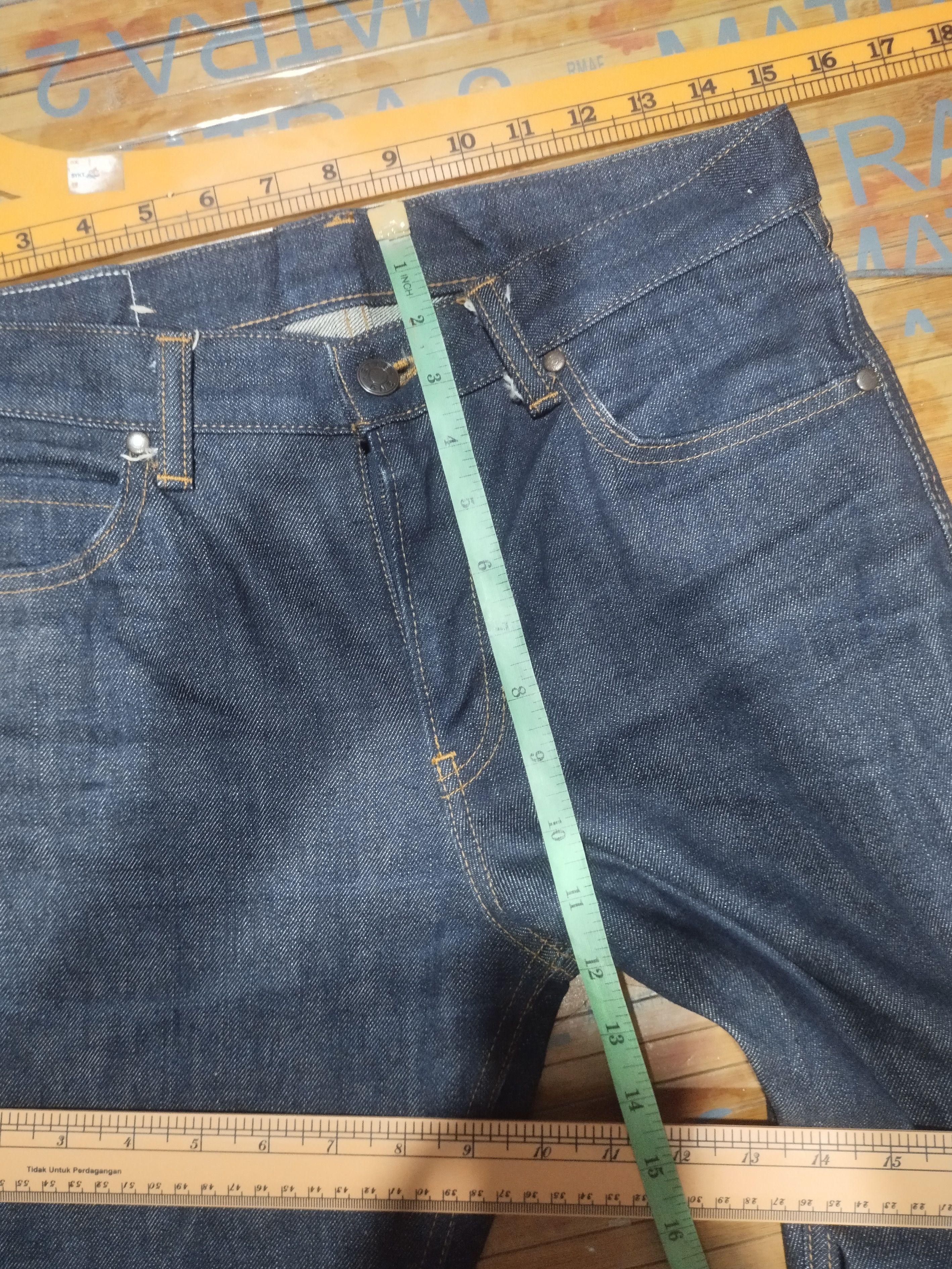 Indigo × Japanese Brand × Vintage Stabilizer gNZ Regular Fit Sz 30" Size US 30 / EU 46 - 5 Thumbnail